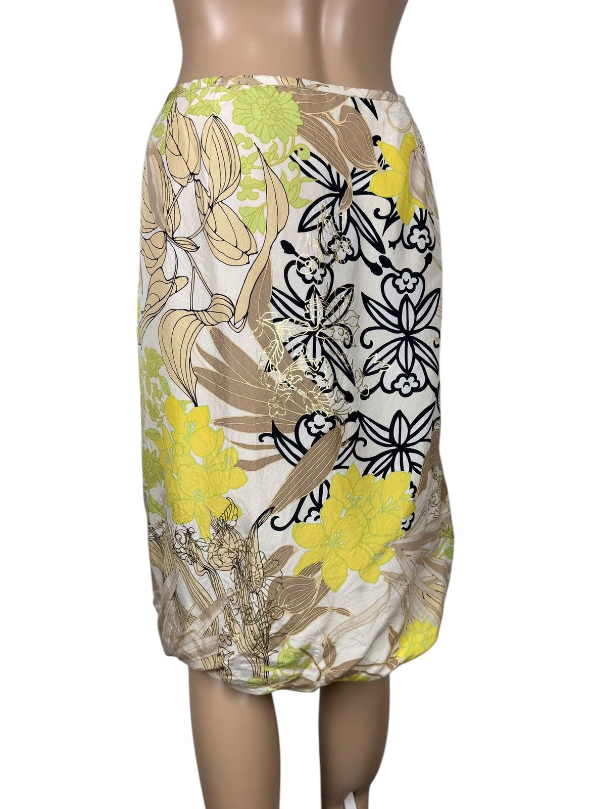 Other Marc Cain Silk Printed Wrap Skirt Floral Print size 4 Size 26" / US 2 / IT 38 - 6 Thumbnail