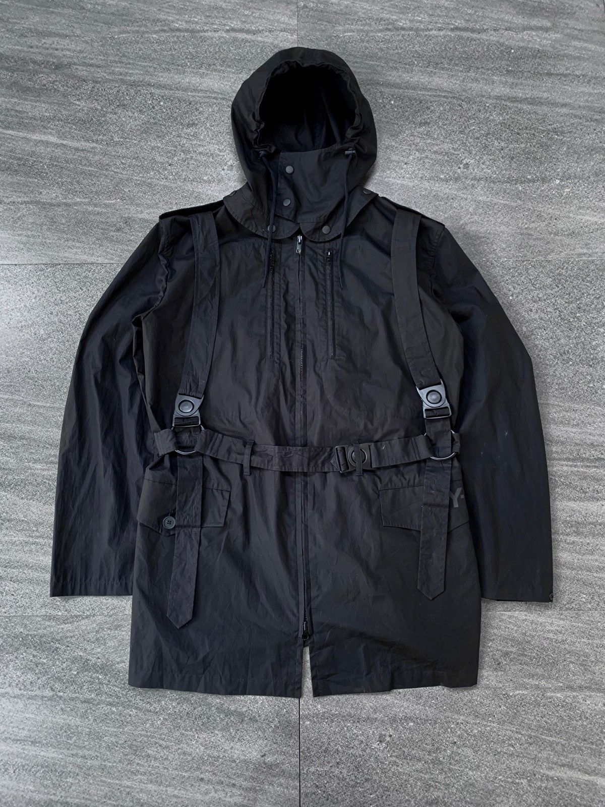 Yohji Yamamoto FREE TAX! Bondage Transformable Parka Jacket Size US S / EU 44-46 / 1 - 1 Thumbnail
