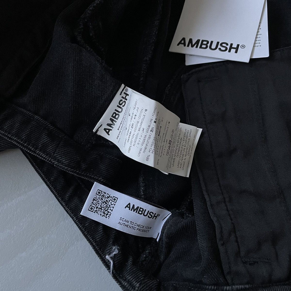 Ambush Design DENIM CROPPED BIKER JACKET AMBUSH Size S / US 4 / IT 40 - 14 Thumbnail