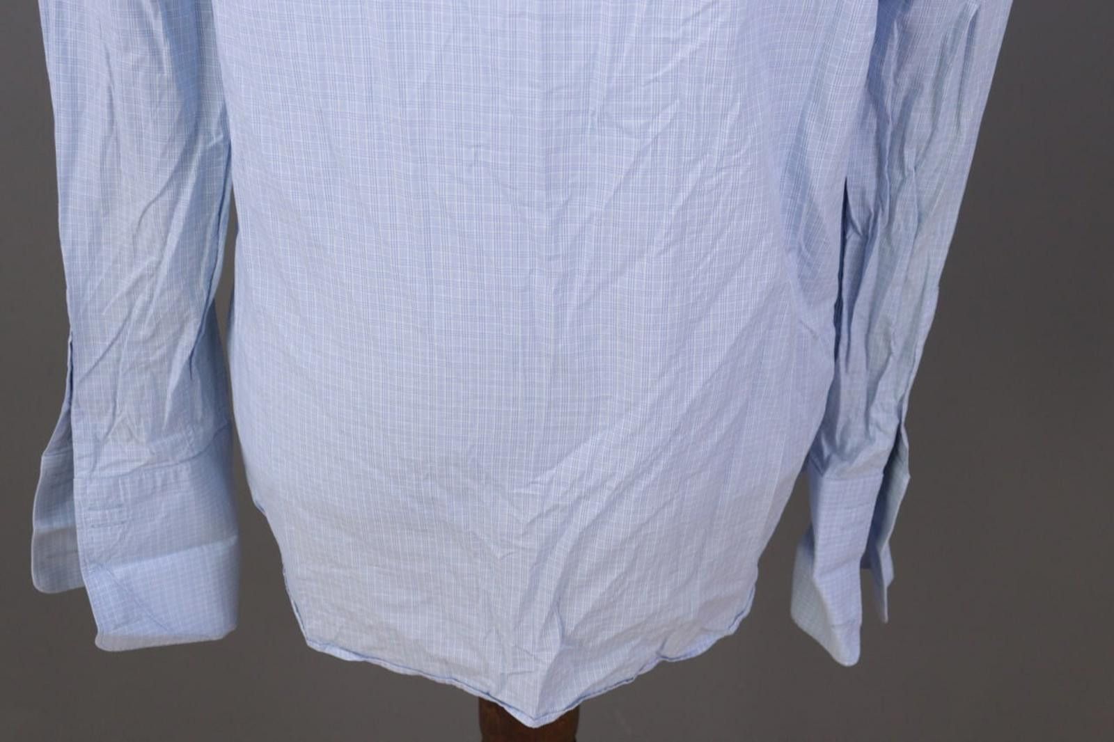 Gieves & Hawkes Gieves & Hawkes Blue Check Dress Shirt Size 41 / 16 Size US M / EU 48-50 / 2 - 11 Thumbnail