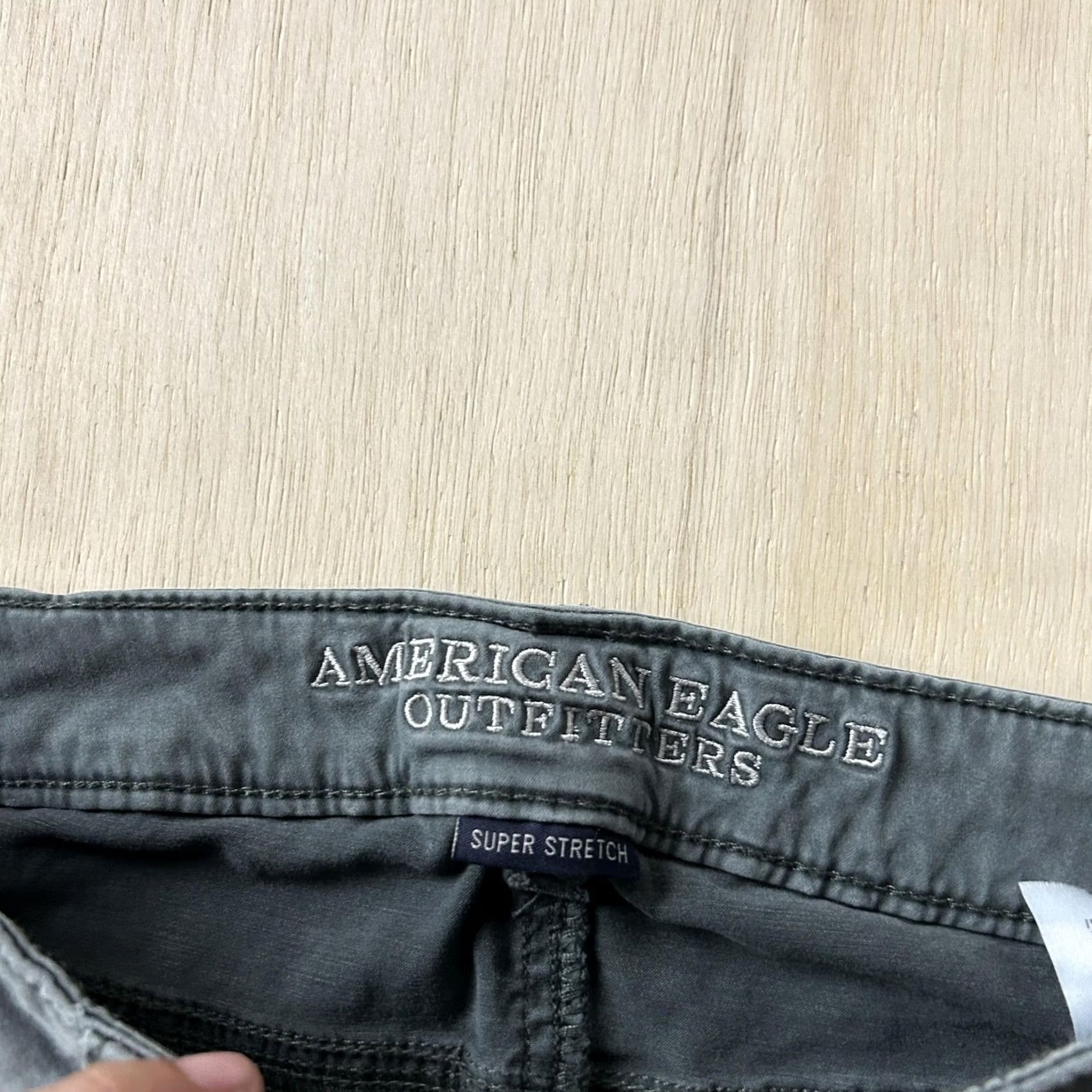 American Eagle Outfitters American Eagle Outfitters Womens 8 Short Gray High Rise Jegging Jeans Stretch Size 30" / US 8 / IT 44 - 2 Thumbnail