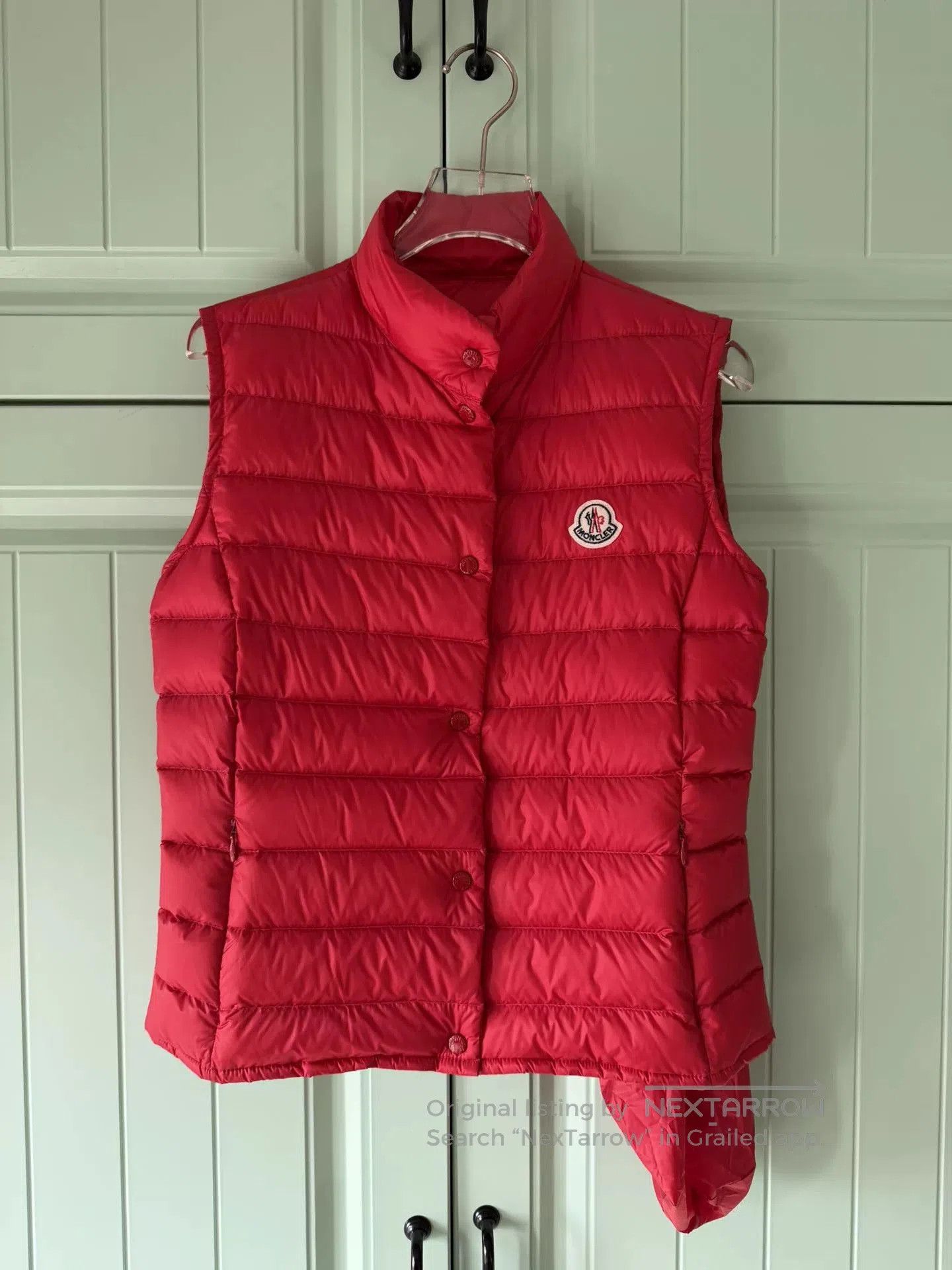 Moncler Moncler Liane Red Down Vest Size . Size XS / US 0-2 / IT 36-38 - 1 Thumbnail