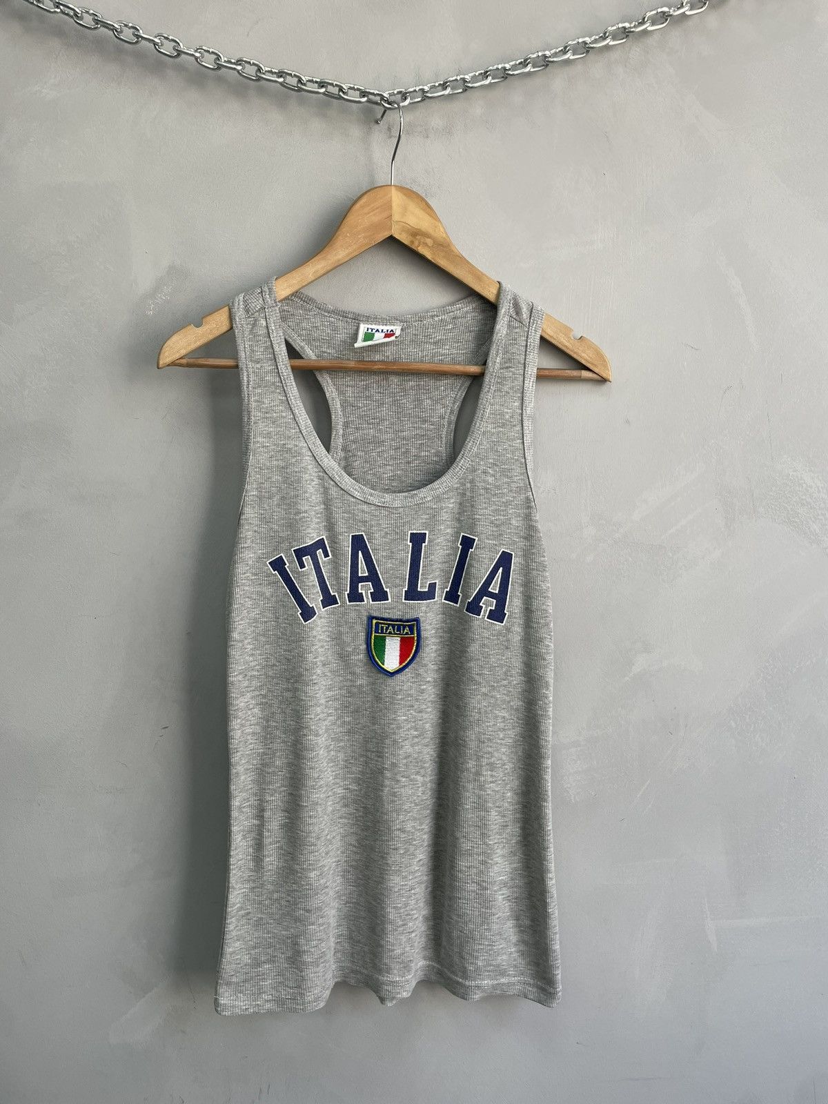 Vintage Rare vintage ITALIA soccer t shirt tank top y2k Size US L / EU 52-54 / 3 - 2 Thumbnail