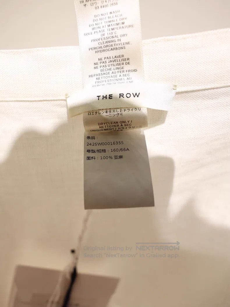 The Row The Row size S Linen wrap skirt Size 22" - 8 Thumbnail