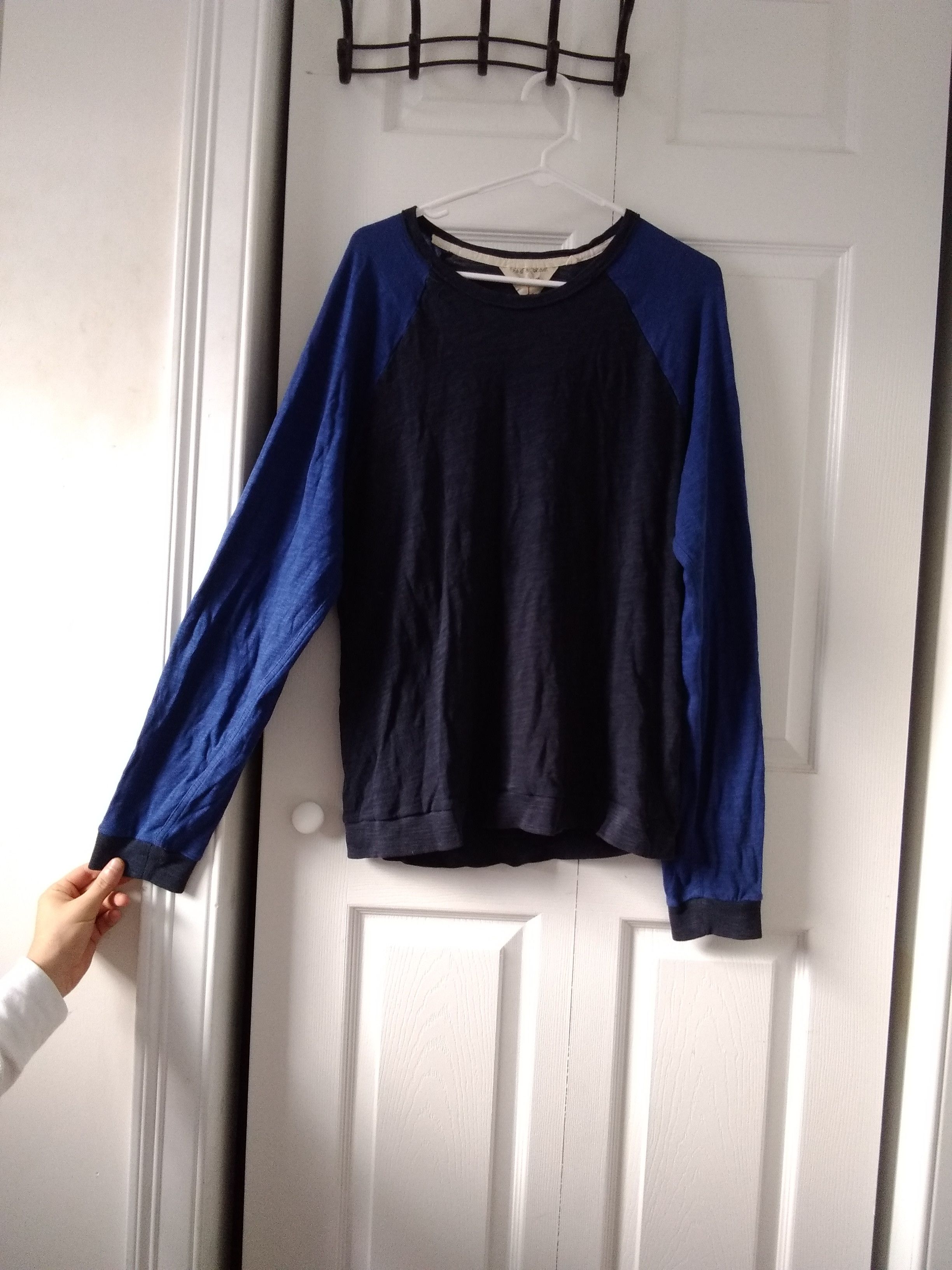 Rag & Bone rag and bone black blue sweatshirt Size US L / EU 52-54 / 3 - 1 Thumbnail
