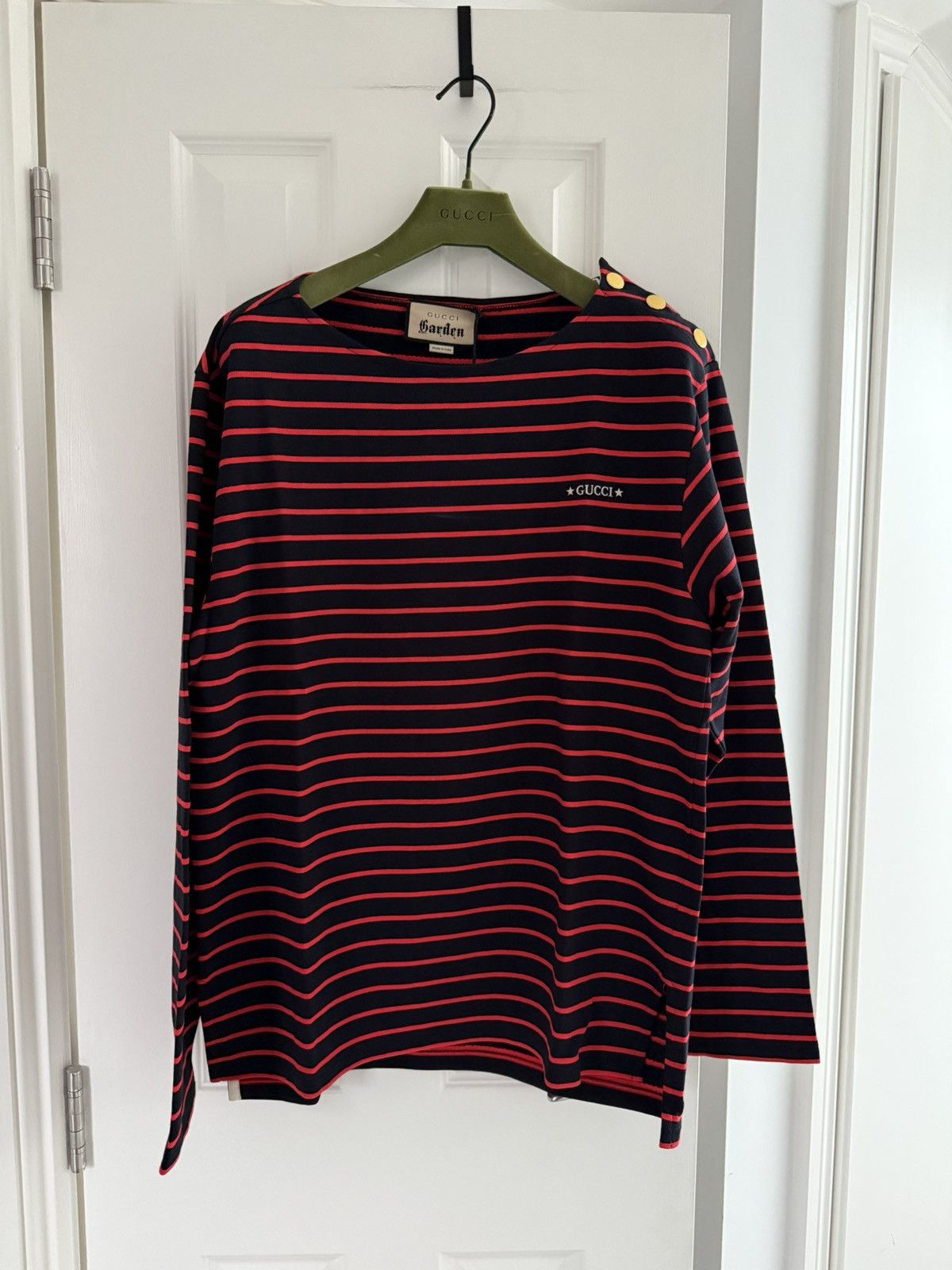 Gucci Striped Long Sleeve Tshirt