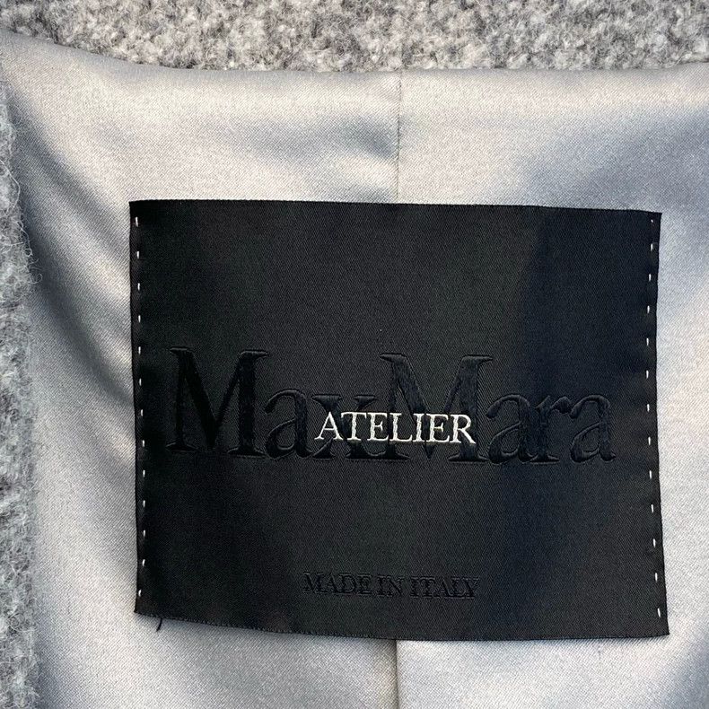 Max Mara Max Mara Top Line Grey Hooded Alpaca Coat Size M / US 6-8 / IT 42-44 - 4 Thumbnail