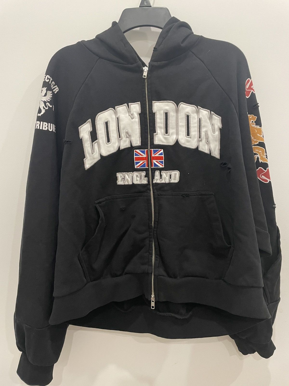 PROJECT G/R Project G/R Reconstructed Zip Hoodie | Grailed