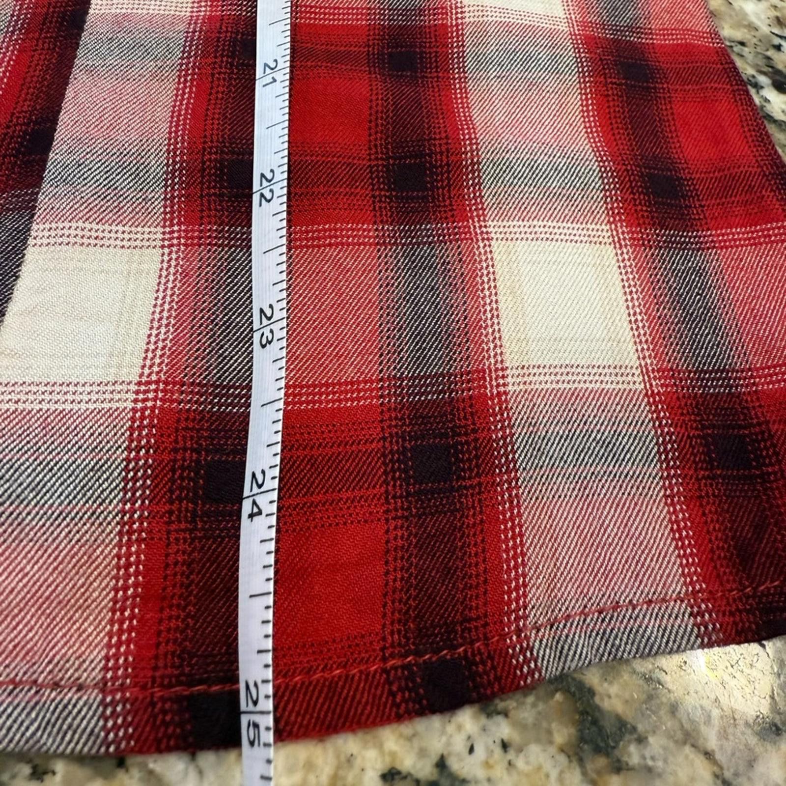 Other Beachlunchlounge retro red plaid ruffled top SZ M Size M / US 6-8 / IT 42-44 - 8 Thumbnail