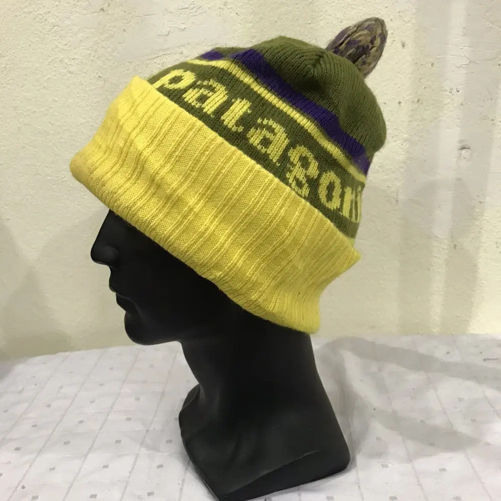 Patagonia × Vintage Patagonia Spellout Bobble Beanie Hat Size ONE SIZE - 2 Thumbnail