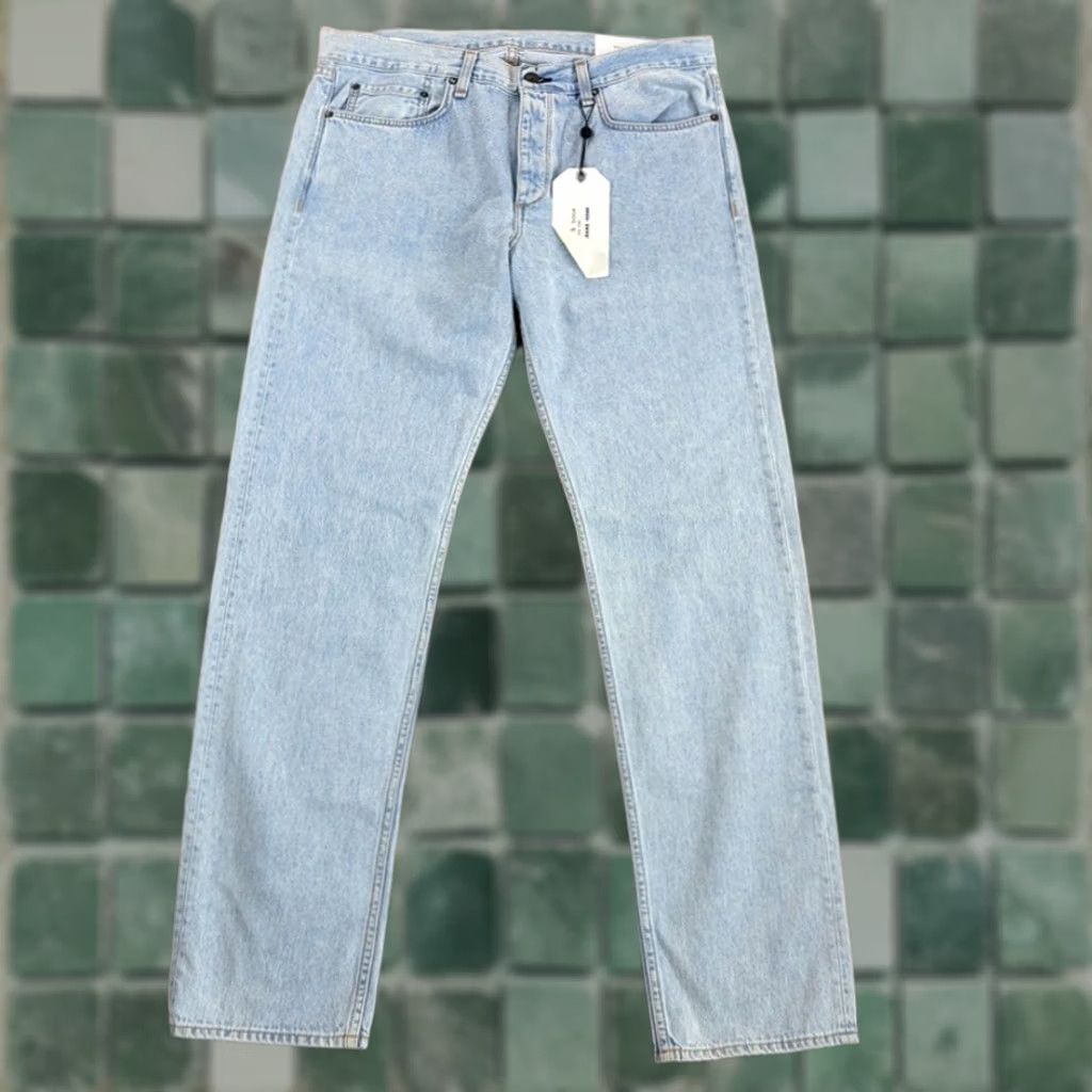 Rag & Bone rag & bone Fit 2 Slim Jeans Button Fly 5-Pocket Denim Bleach Blue 36x33 USA Made NWT Men IUSA USA Size US 36 / EU 52 - 1 Thumbnail