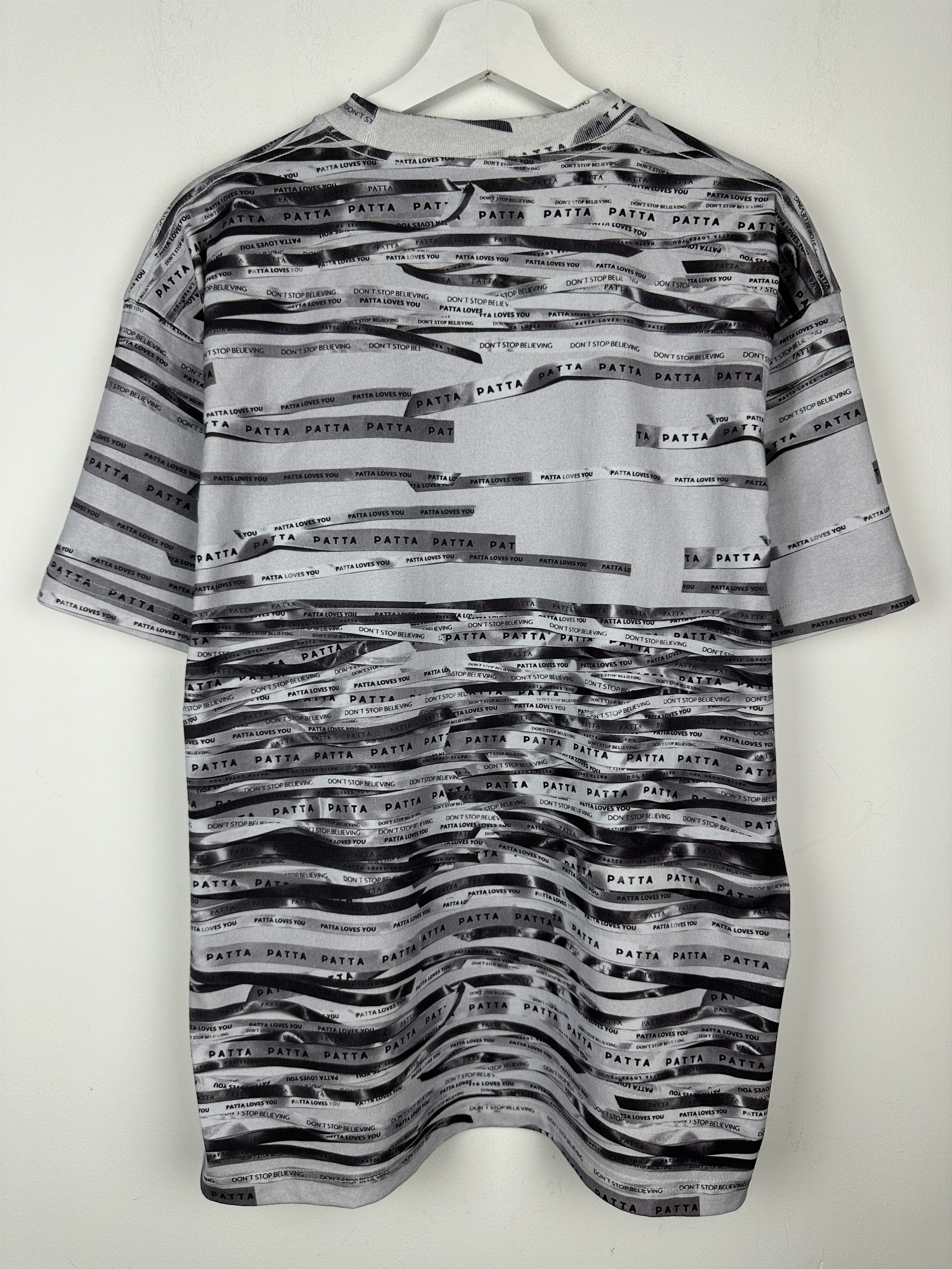 Patta Patta Multi Logo All Over Print Graphic T Shirt Tee Size US M / EU 48-50 / 2 - 2 Thumbnail