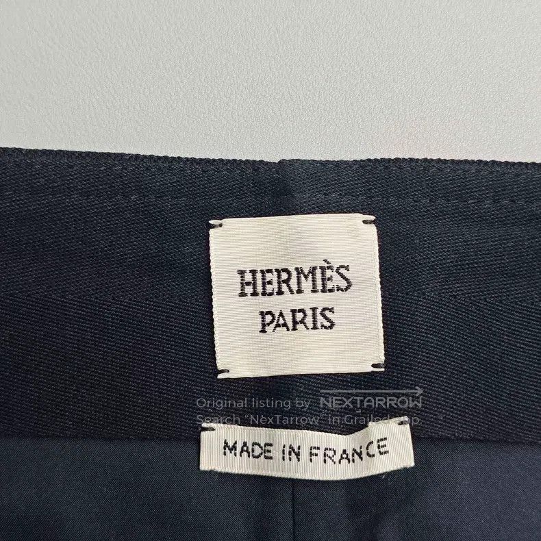 Hermes Hermes Black Silver Buckle Skirt Size 26" / US 2 / IT 38 - 5 Thumbnail