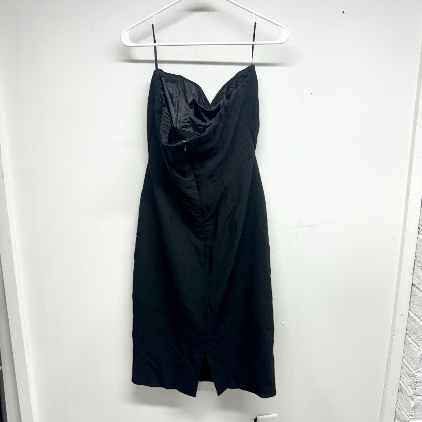 Anthropologie Anthropologie Black Halo Eve Strapless Cutout Mini Dress 10 Size L / US 10 / IT 46 - 4 Thumbnail