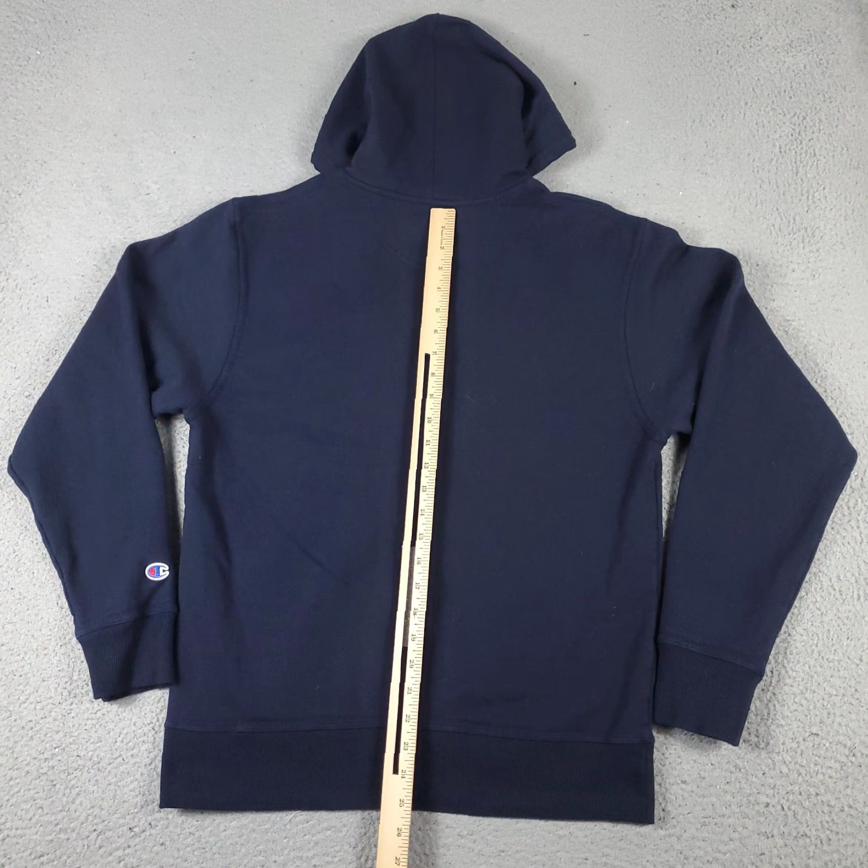 Champion Champion Hoodie Men's Medium Blue Casual Pullover Sweatshirt, Long Sleeve Fleece, Adjustable Hood, Sports Size US M / EU 48-50 / 2 - 7 Thumbnail