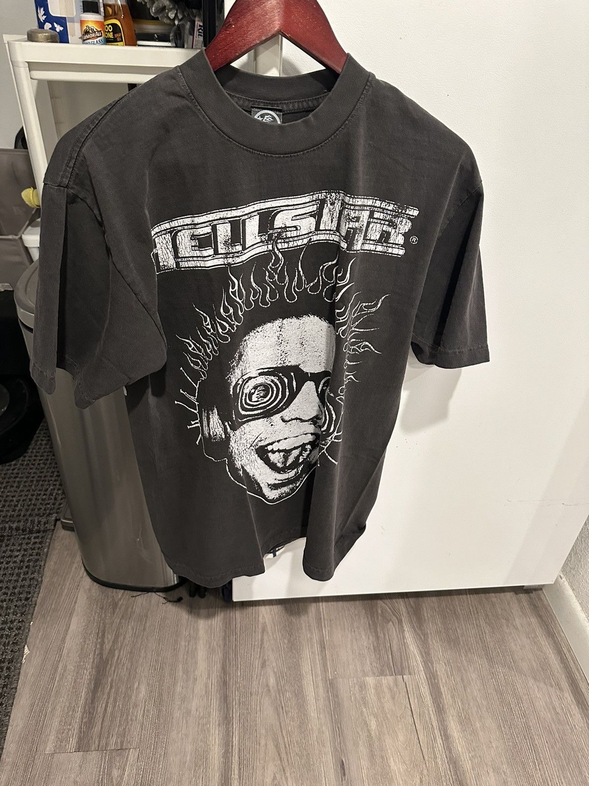 image of Hellstar Rage T Shirt Size Large in Black, Men's