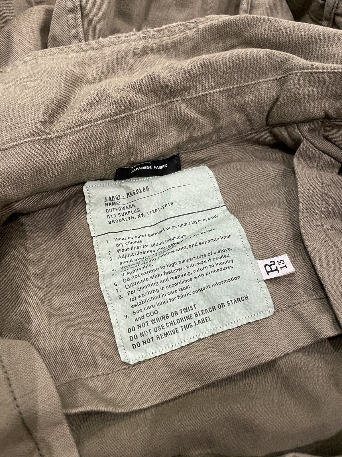R13 R13 military light inner/outer jacket Size US L / EU 52-54 / 3 - 8 Thumbnail