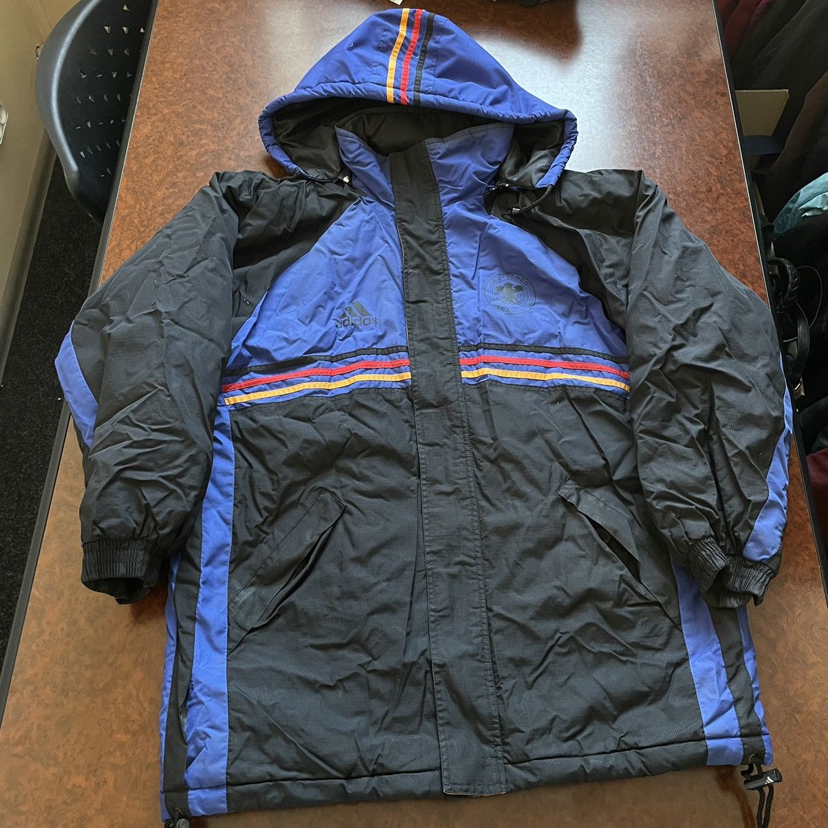 Adidas Retro 90s Adidas Germany DEUTSCHER jacket jersey bomber Size US M / EU 48-50 / 2 - 1 Thumbnail