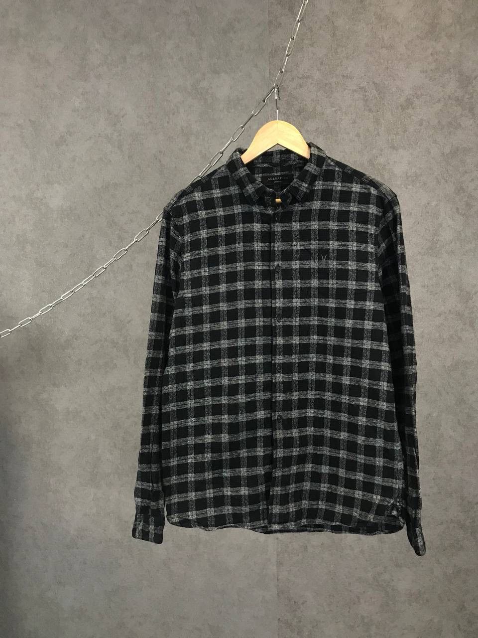 Allsaints Allsaints designer flannel shirt Size US M / EU 48-50 / 2 - 1 Thumbnail