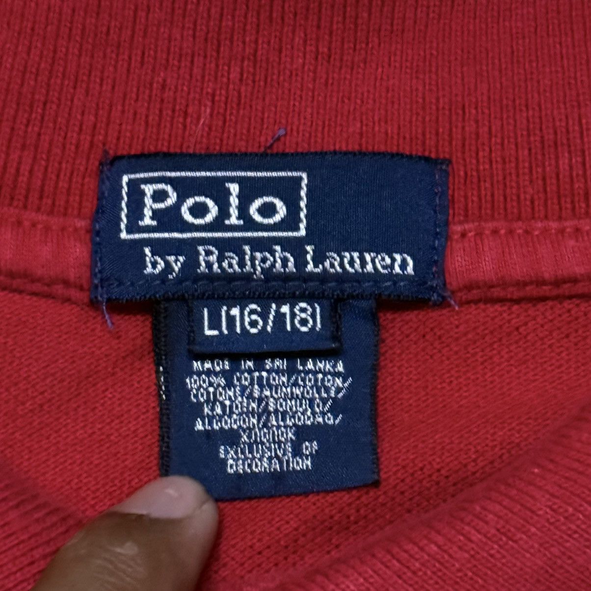 Polo Ralph Lauren × RRL Ralph Lauren × Ralph Lauren Polo Ralph Lauren Big Logo Polo Shirt Size US S / EU 44-46 / 1 - 3 Thumbnail