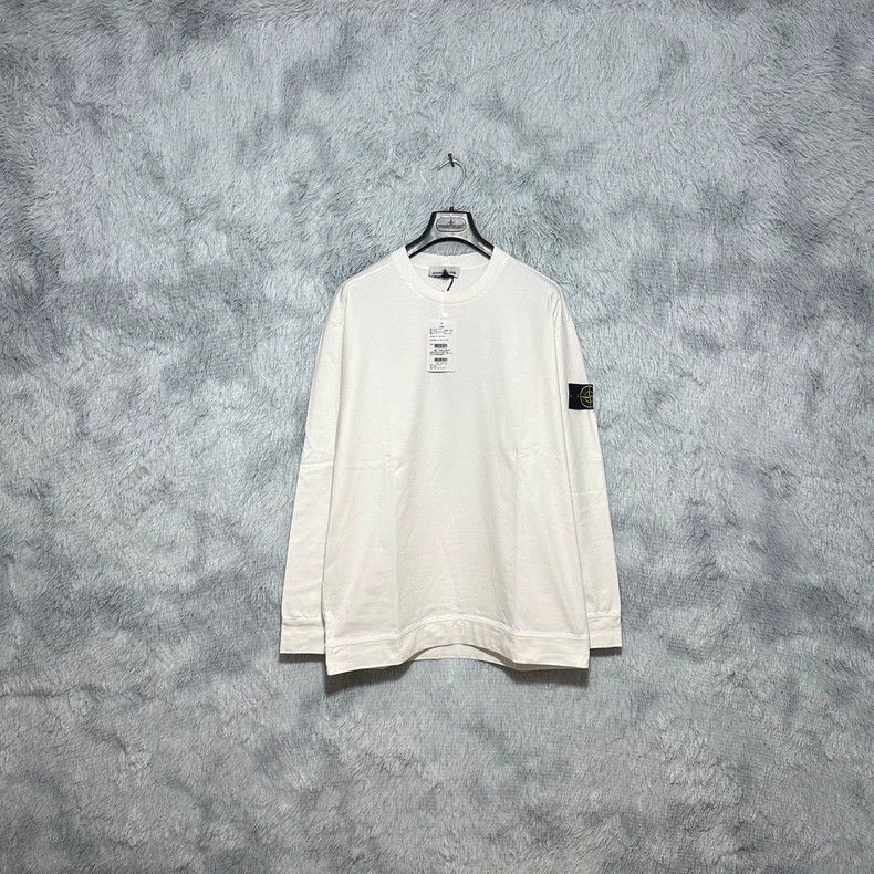 Stone Island Stone Island White Crewneck Sweatshirt-yf Size US XXL / EU 58 / 5 - 1 Thumbnail