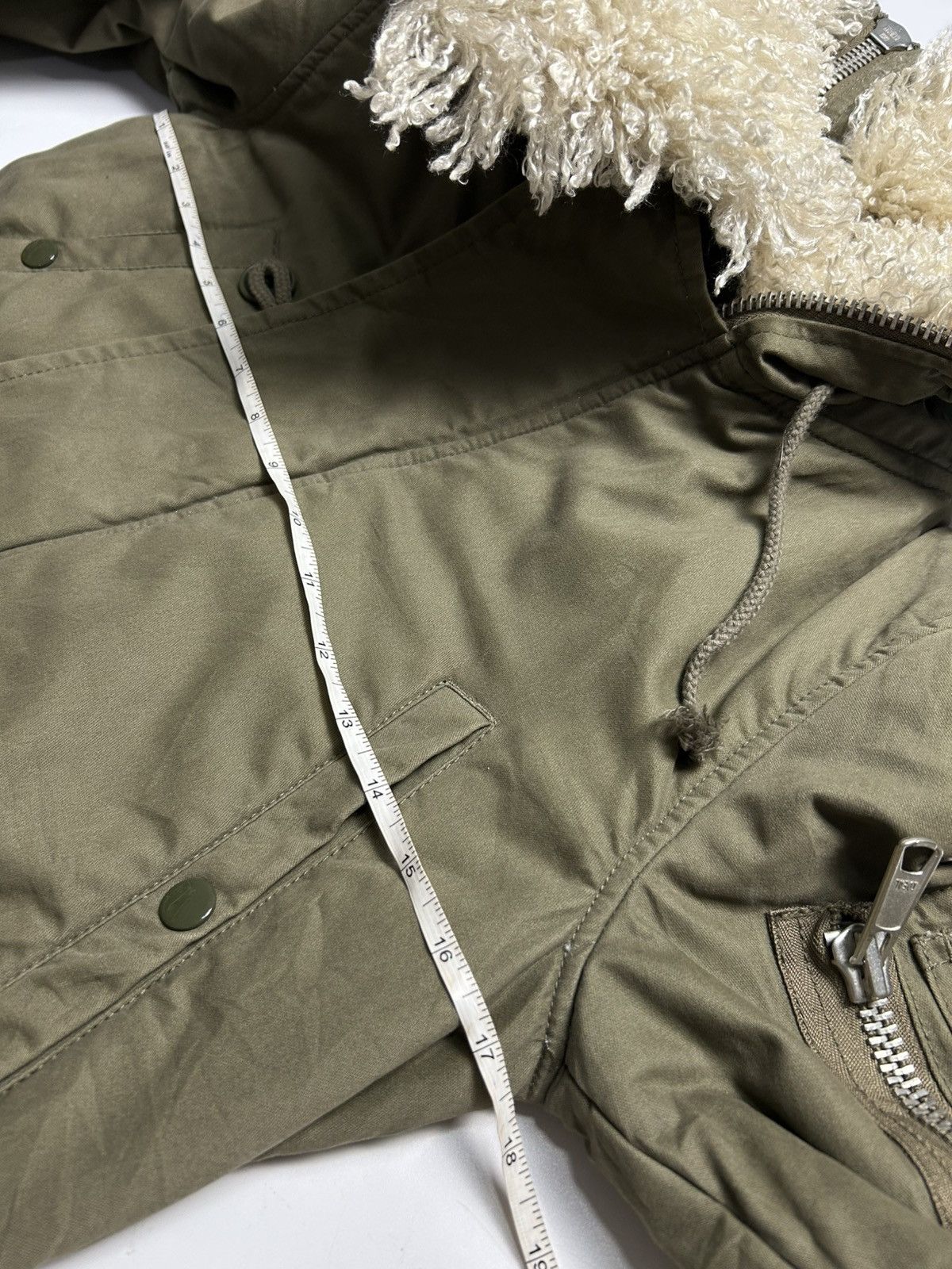 Japanese Brand × MOUSSY MOUSSY FAUX FUR HOODIE MULTI POCKET PARKA STYLE JACKET Size S / US 4 / IT 40 - 5 Thumbnail