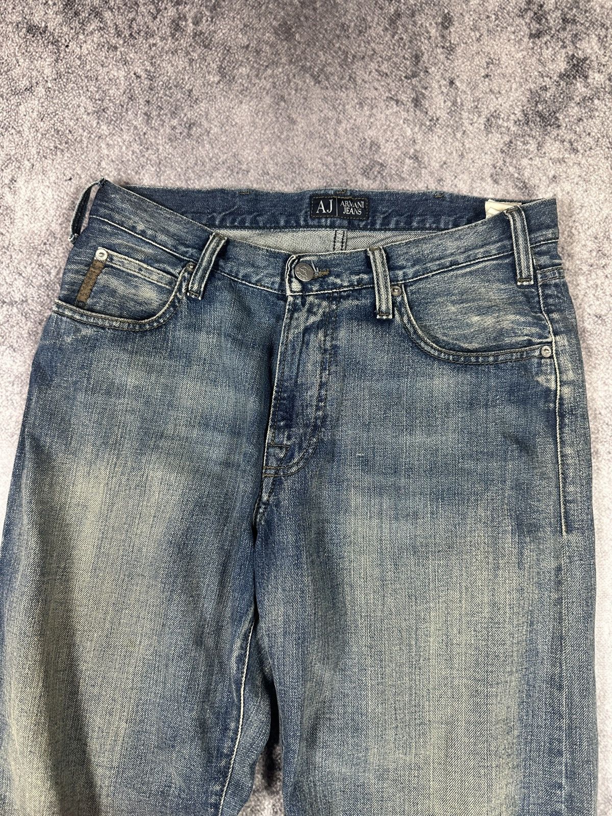 Armani Y2K Vintage Armani Jeans Logo Pants Streetwear Casual VTg M Size US 33 - 5 Thumbnail
