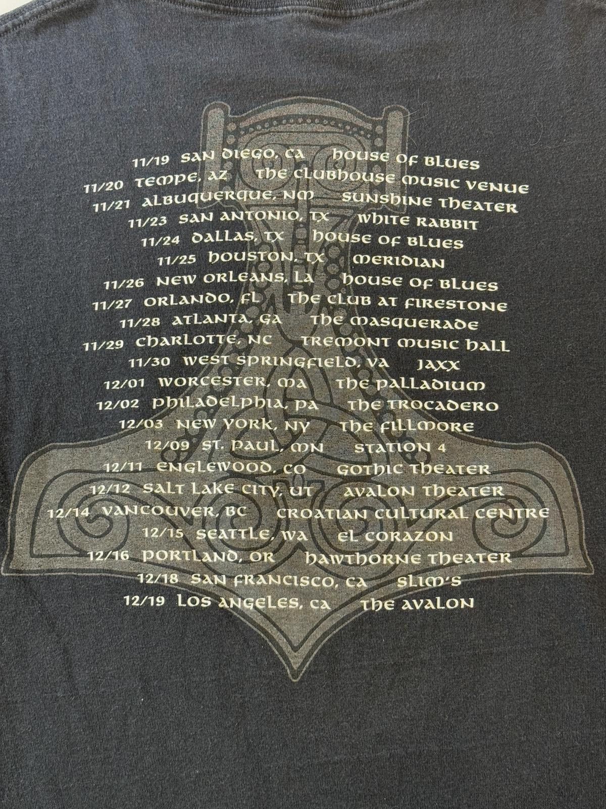 Anvil Amon Amarth Tour T-shirt 2007 Dates on Back Tee - M Size US M / EU 48-50 / 2 - 5 Thumbnail