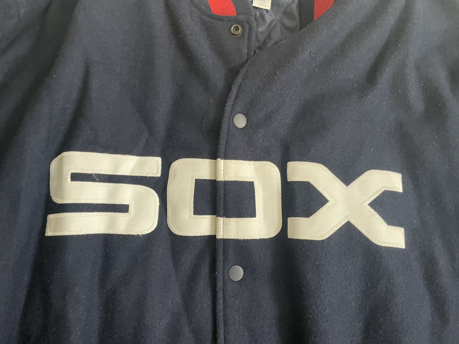 Cooperstown Collection × MLB × Vintage White Sox Jacket Size US XXL / EU 58 / 5 - 3 Thumbnail