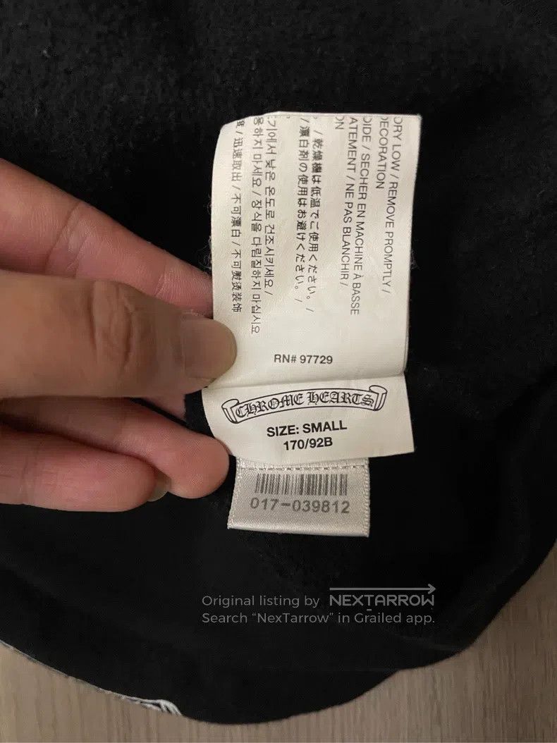 Chrome Hearts CHROME HEARTS Size S Black horseshoe three-element Sanskrit Size US S / EU 44-46 / 1 - 4 Thumbnail