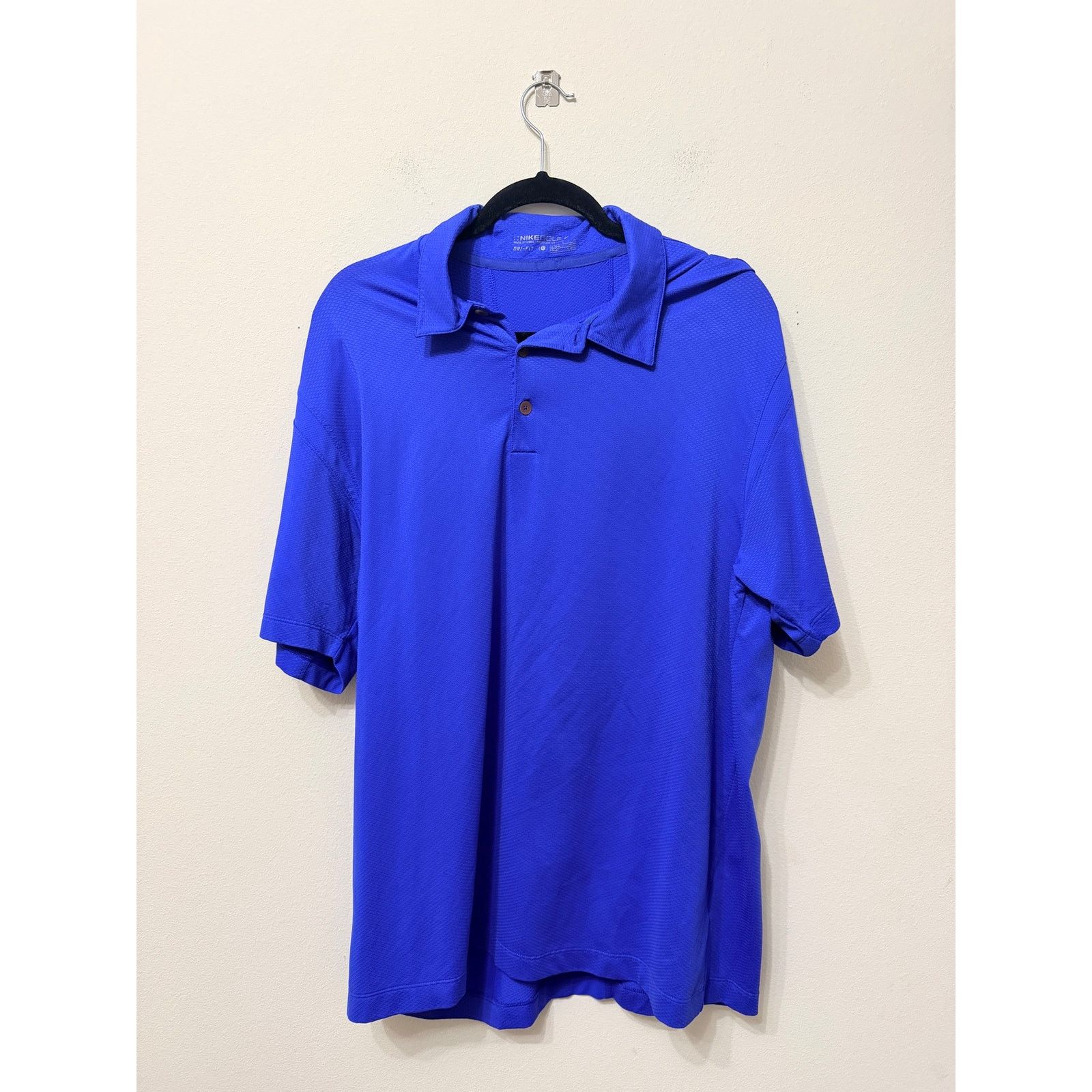 Nike Preloved Men's Royal Blue Nike Golf Dri-Fit Polo Shirt Sz L Size US L / EU 52-54 / 3 - 1 Thumbnail
