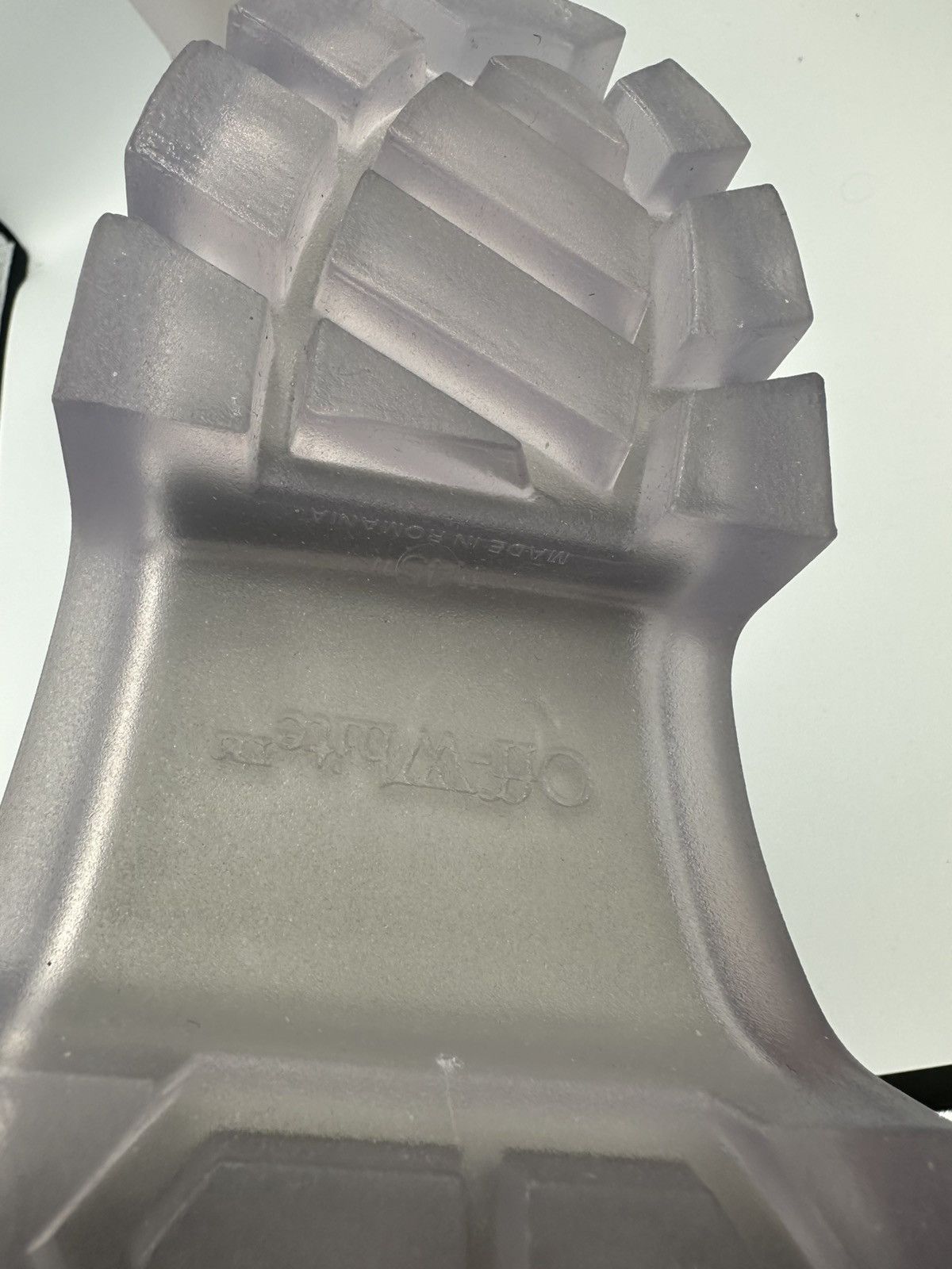 Off-White OFF-WHITE "Reboot Dollar" Rain Boots Transparent 45 US Size US 12 / EU 45 - 13 Thumbnail