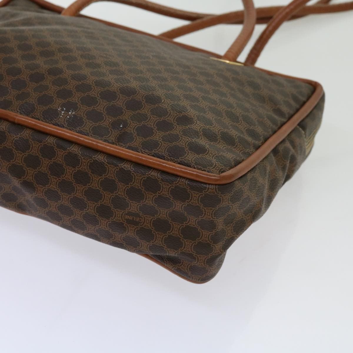 Celine CELINE Macadam Canvas Shoulder Bag Pvc Brown Size ONE SIZE - 14 Thumbnail