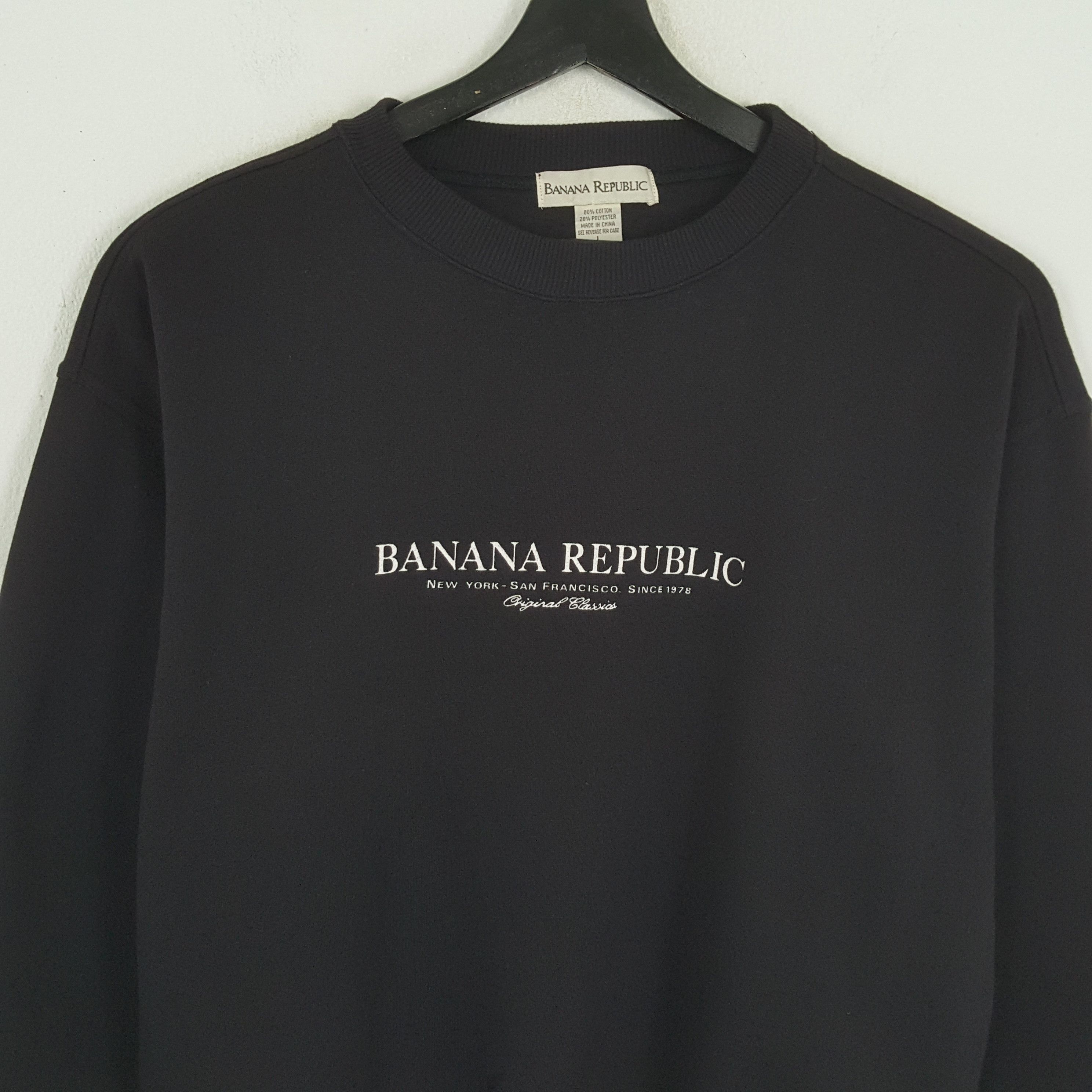 Banana Republic × Vintage BANANA REPUBLIC Streetwear Style Sweatshirt Size US XL / EU 56 / 4 - 2 Thumbnail