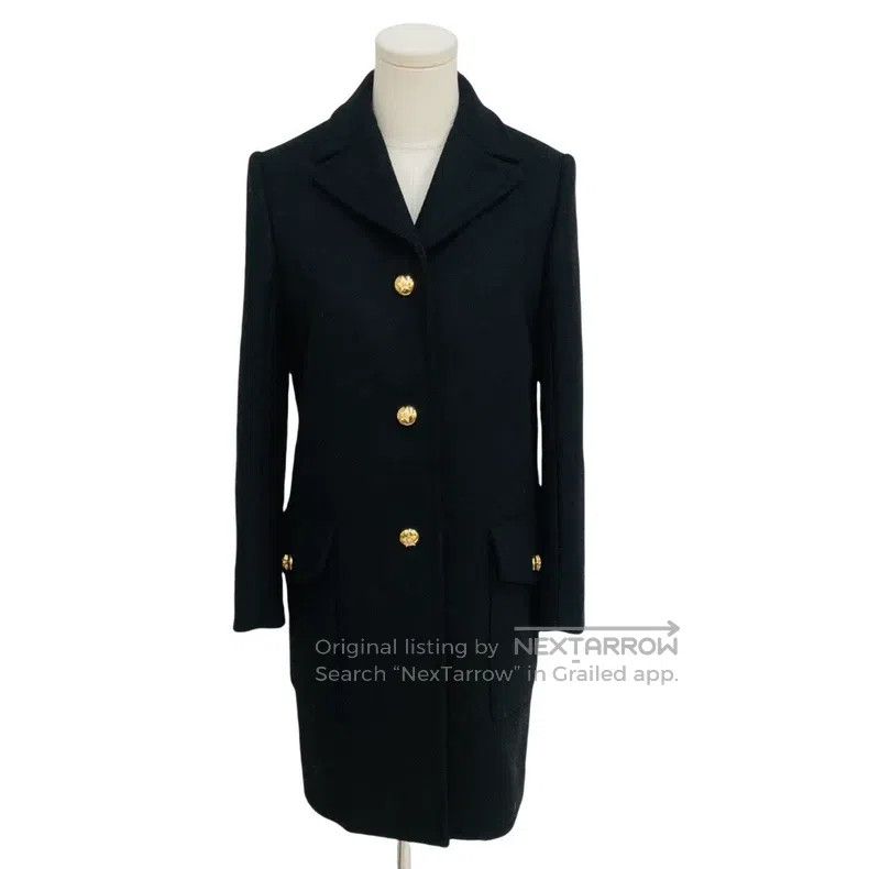 Miu Miu Miu Miu 38 Diamond gold button wool coat Size M / US 6-8 / IT 42-44 - 1 Thumbnail