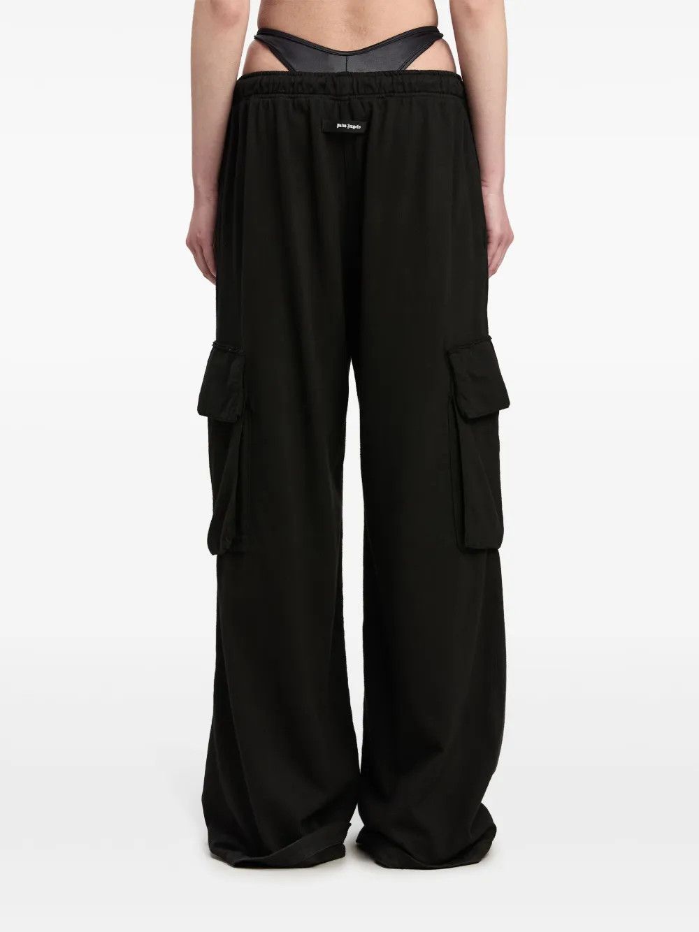 Palm Angels o1y1125 Cargo Sweatpant in Black Size 28" / US 6 / IT 42 - 4 Thumbnail