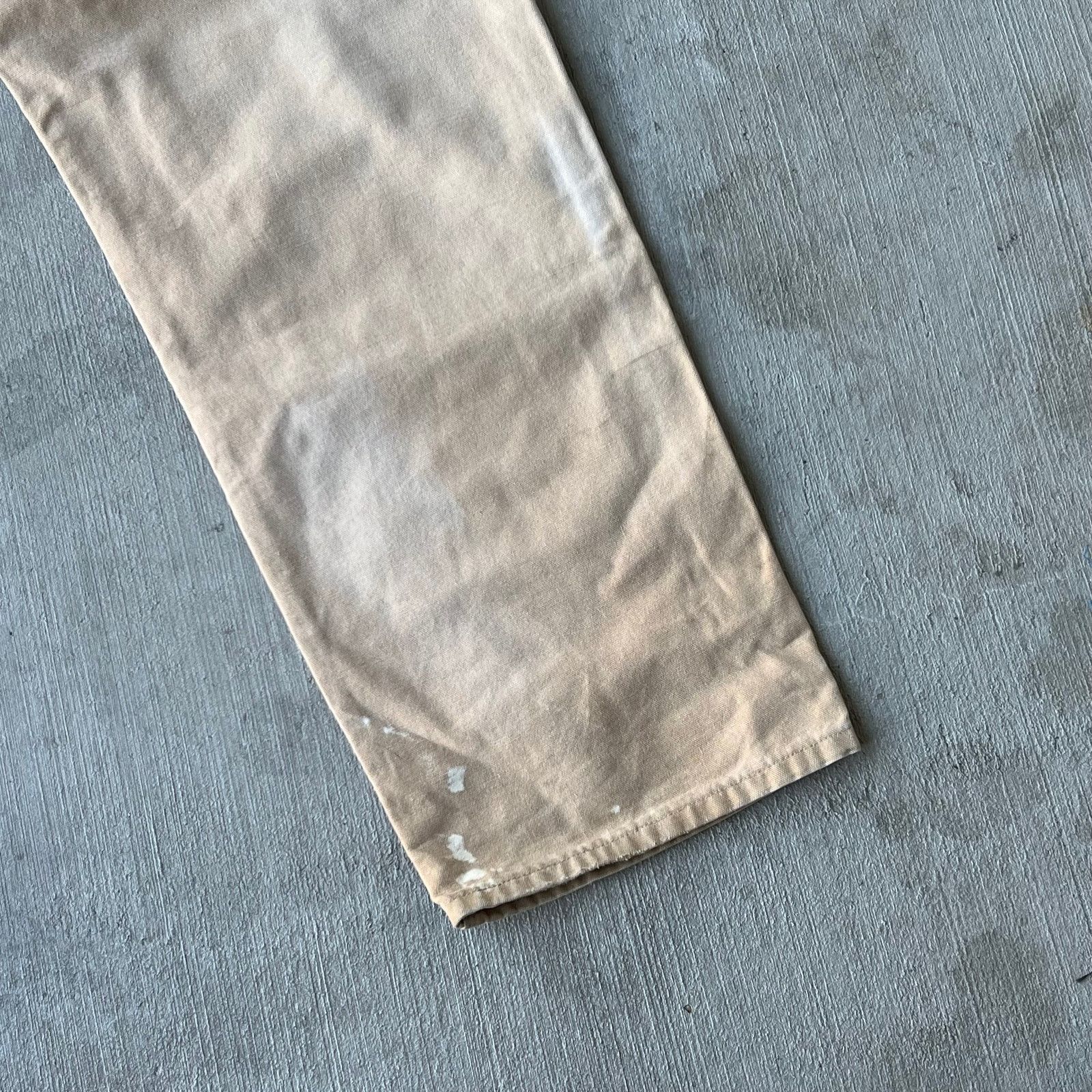 Carhartt × Vintage Carhartt brown faded double knee work wear carpenter pants Size US 37 - 11 Thumbnail