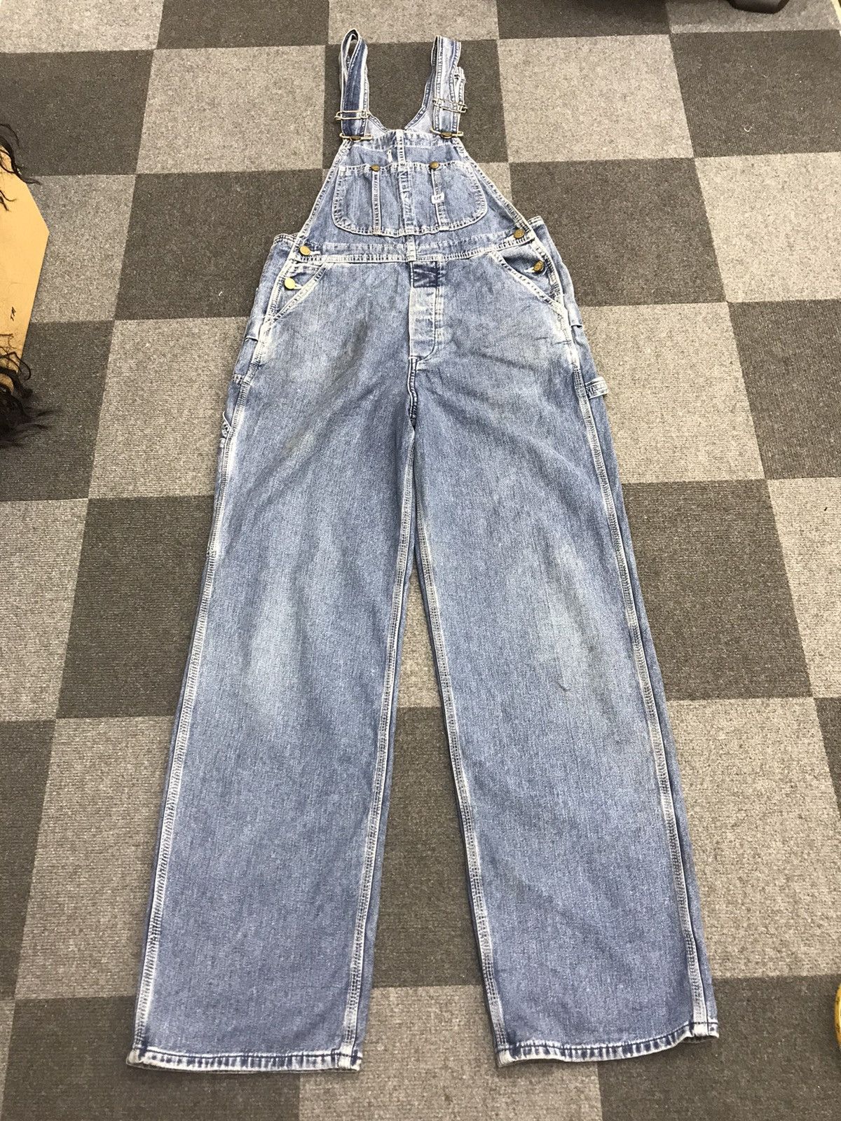 Lee × Vintage Vintage Lee Denim Overall Size US 33 - 1 Thumbnail