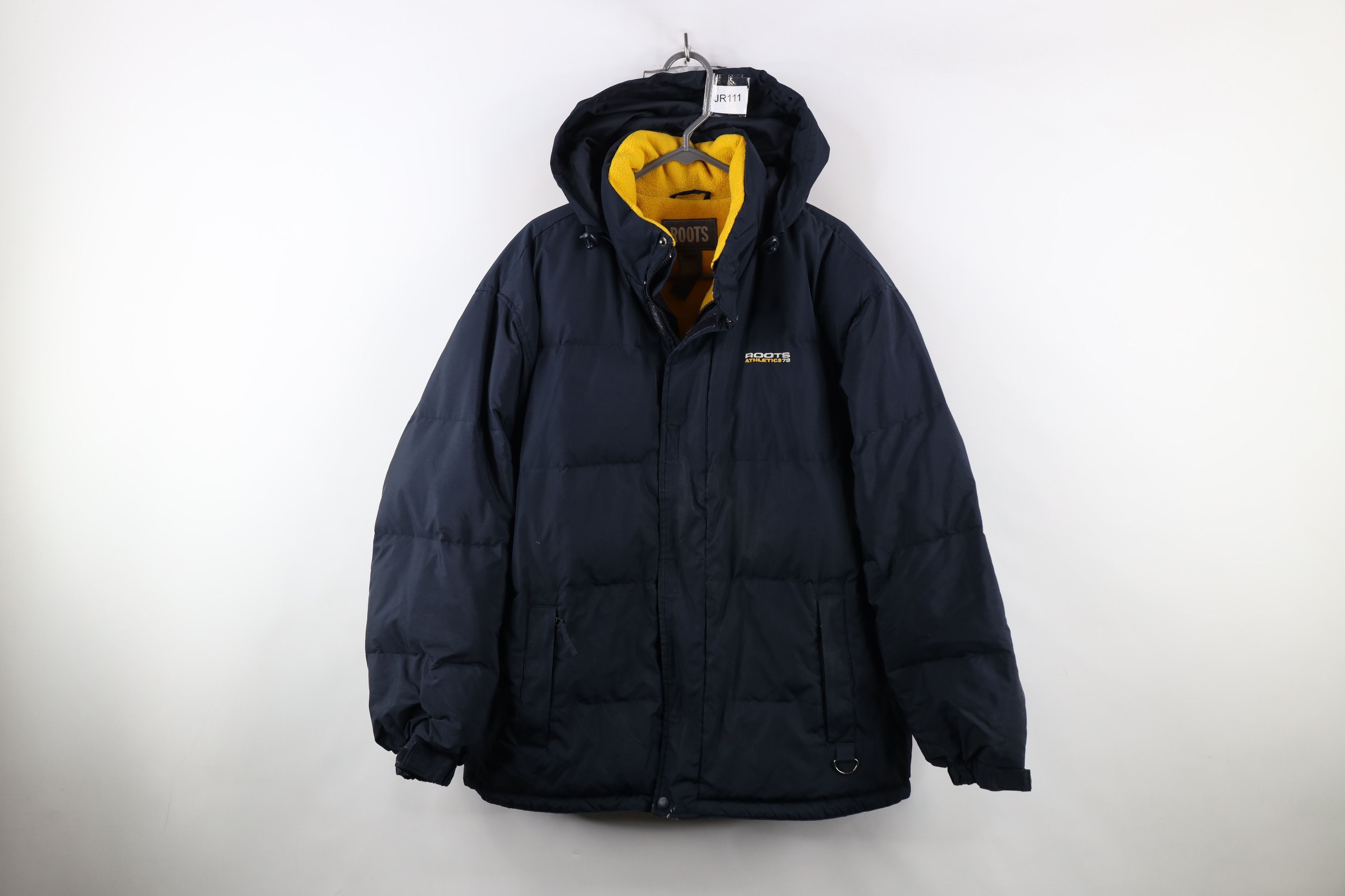 Vintage Vintage 90s Roots Athletics Down Feather Puffer Jacket AS IS Size US M / EU 48-50 / 2 - 1 Thumbnail