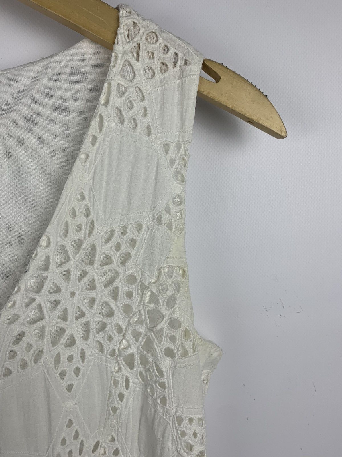 Desigual Vintage Desigual Crochet Mini Dress Women’s Size 38 White Size XS / US 0-2 / IT 36-38 - 5 Thumbnail