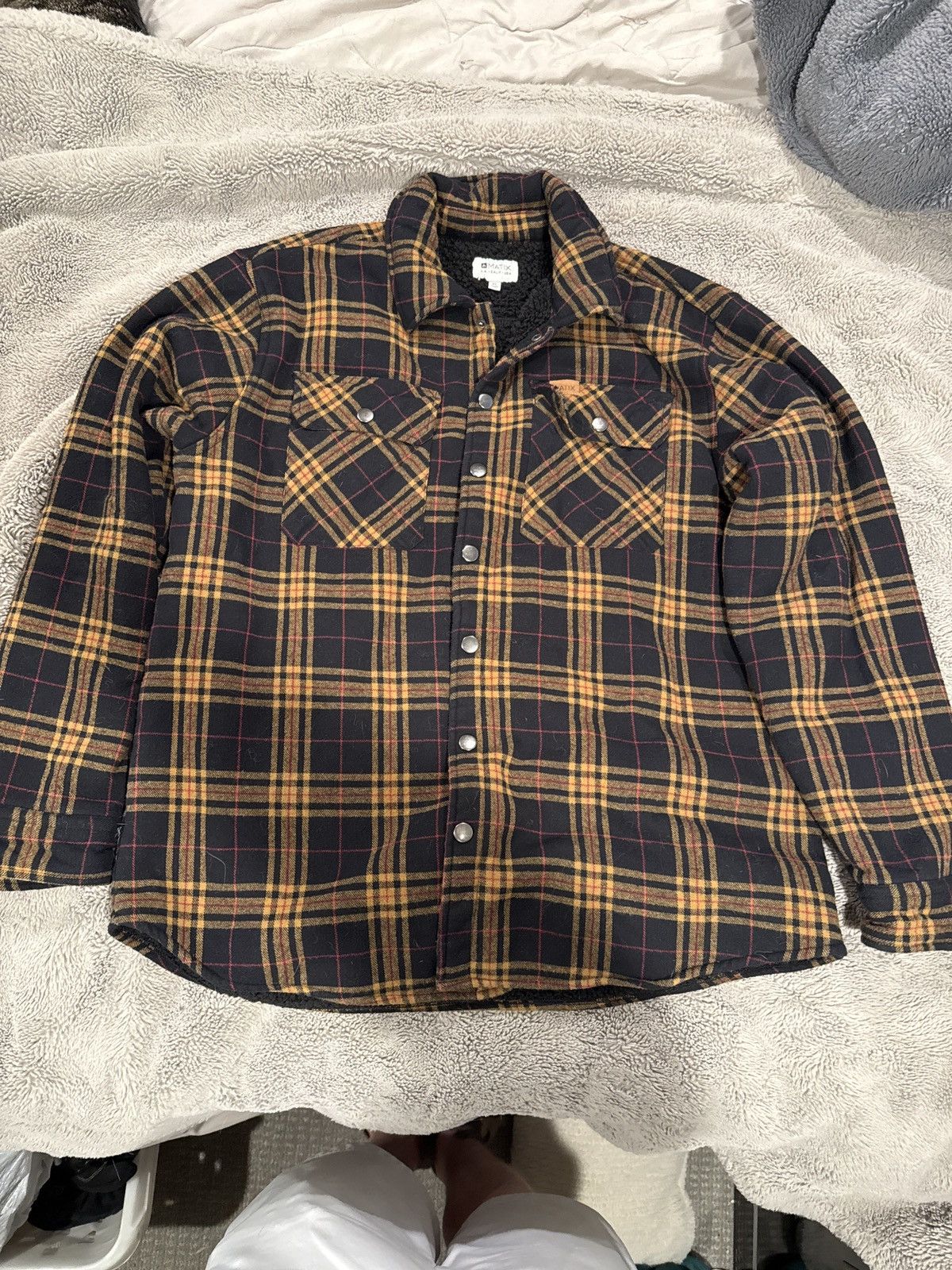 Matix Brown Flannel Size US XL / EU 56 / 4 - 1 Thumbnail