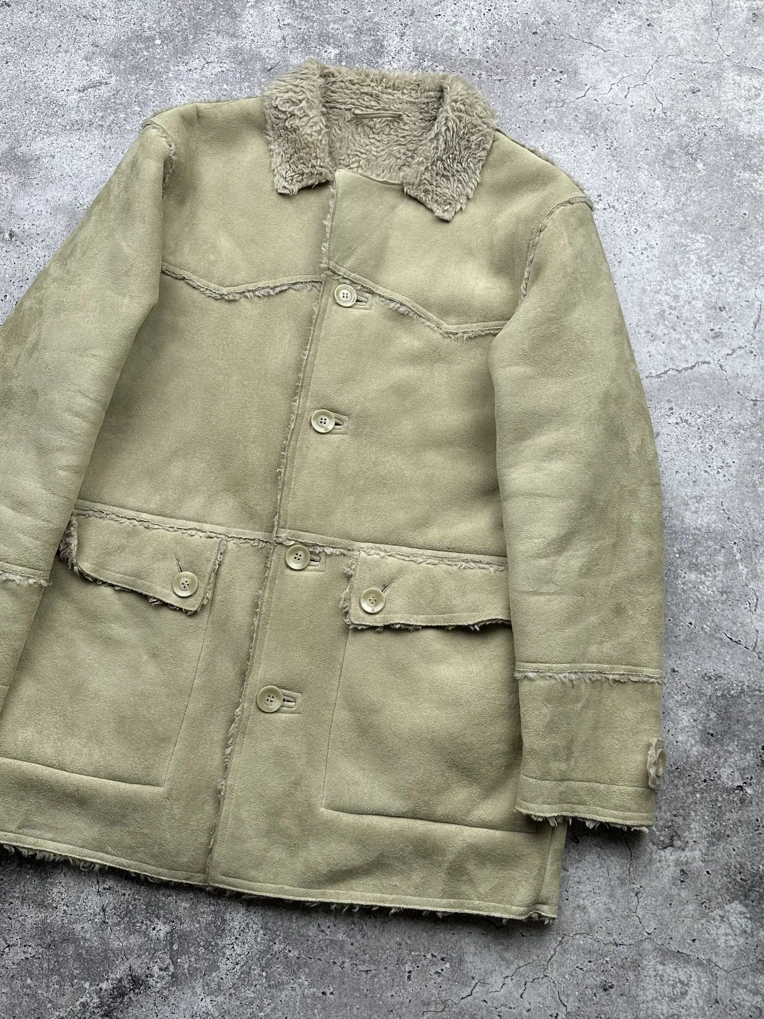 Japanese Brand Vintage Faux Sheepskin Coat C473(V41) Size US S / EU 44-46 / 1 - 3 Thumbnail