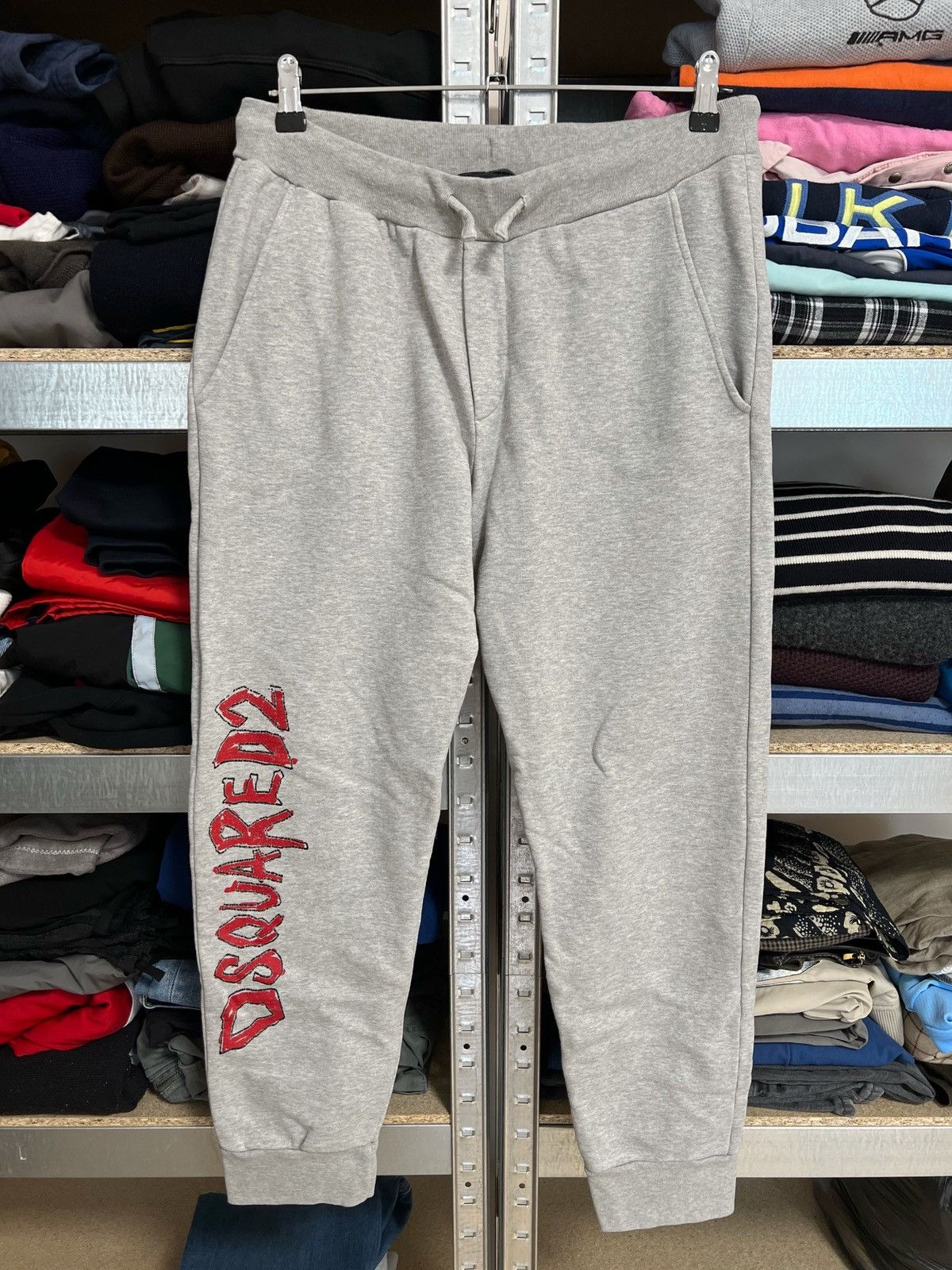 Dsquared2 Dsq2 Dsquared2 Sweatpants Track Pants Gray Pants Luxury S Size US 36 / EU 52 - 1 Thumbnail