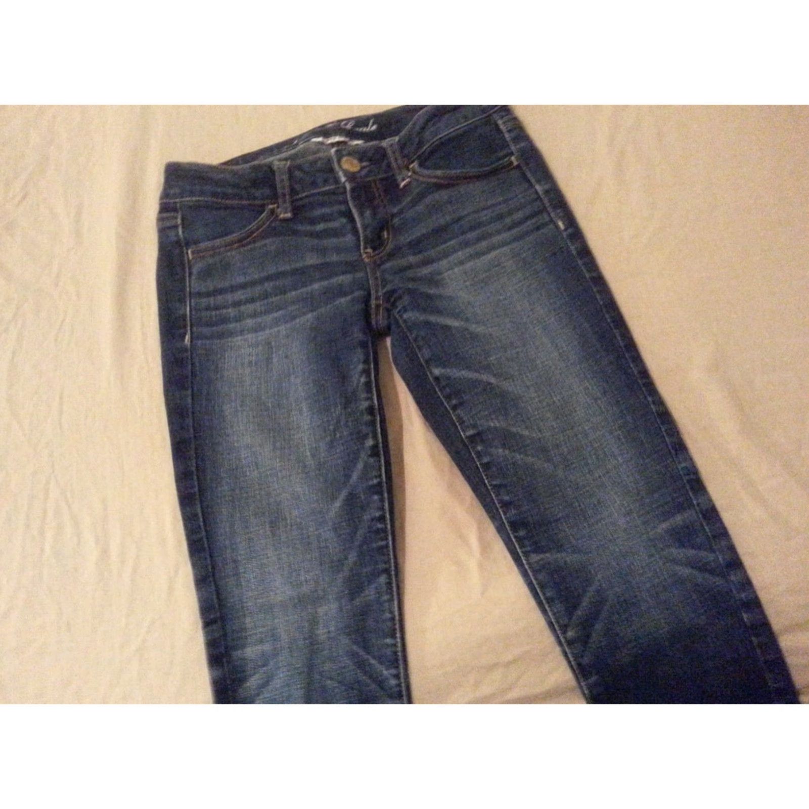 American Eagle Outfitters VINTAGE American Eagle Outfitters Jeans Womens Denim Jegging 2 25x26 Blue Womens Size 26" / US 2 / IT 38 - 3 Thumbnail