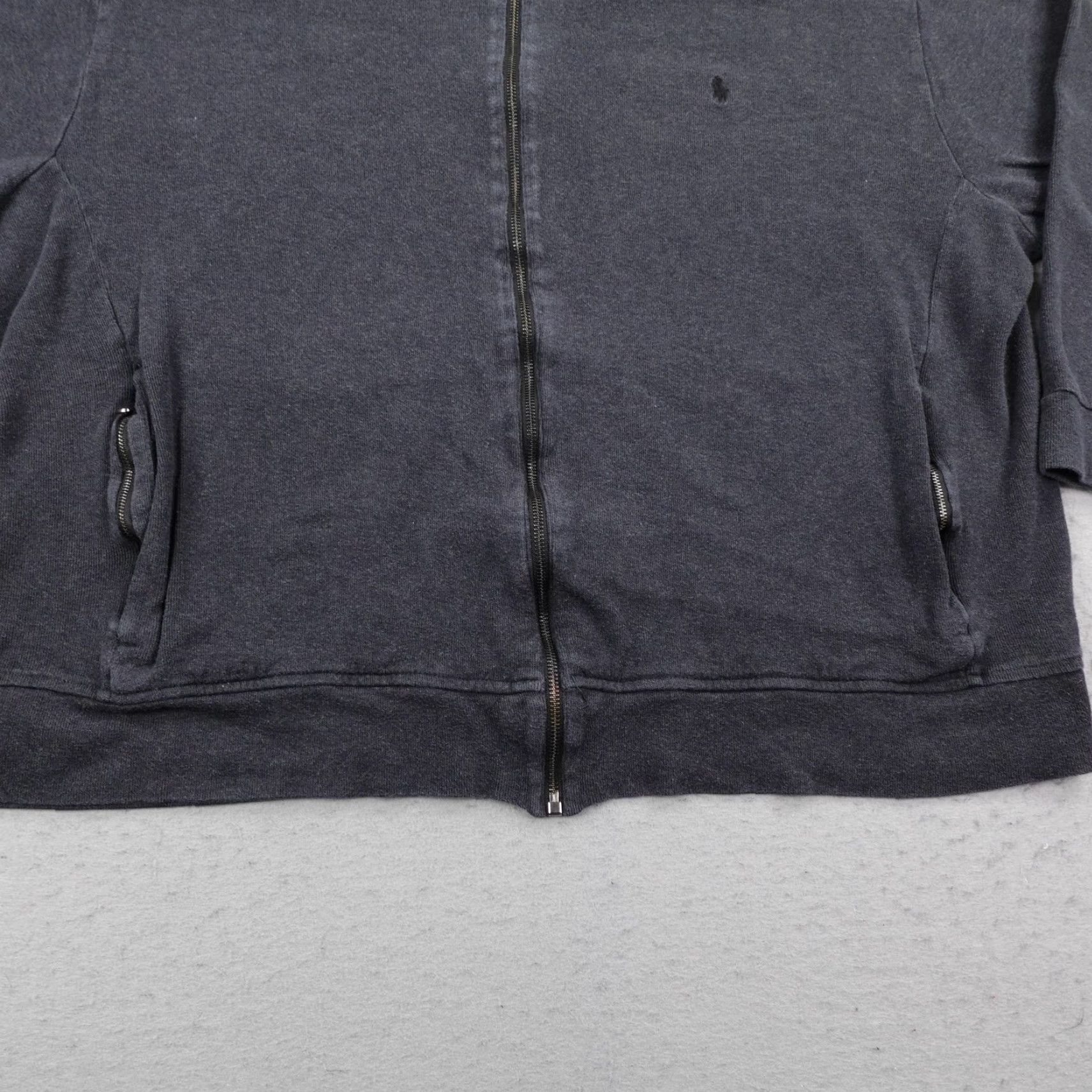 Polo Ralph Lauren Polo Ralph Lauren Jacket Gray Mens 3XB 3XL Big Estate Rib Hoodie Sweatshirt Zip Size US XXL / EU 58 / 5 - 4 Thumbnail
