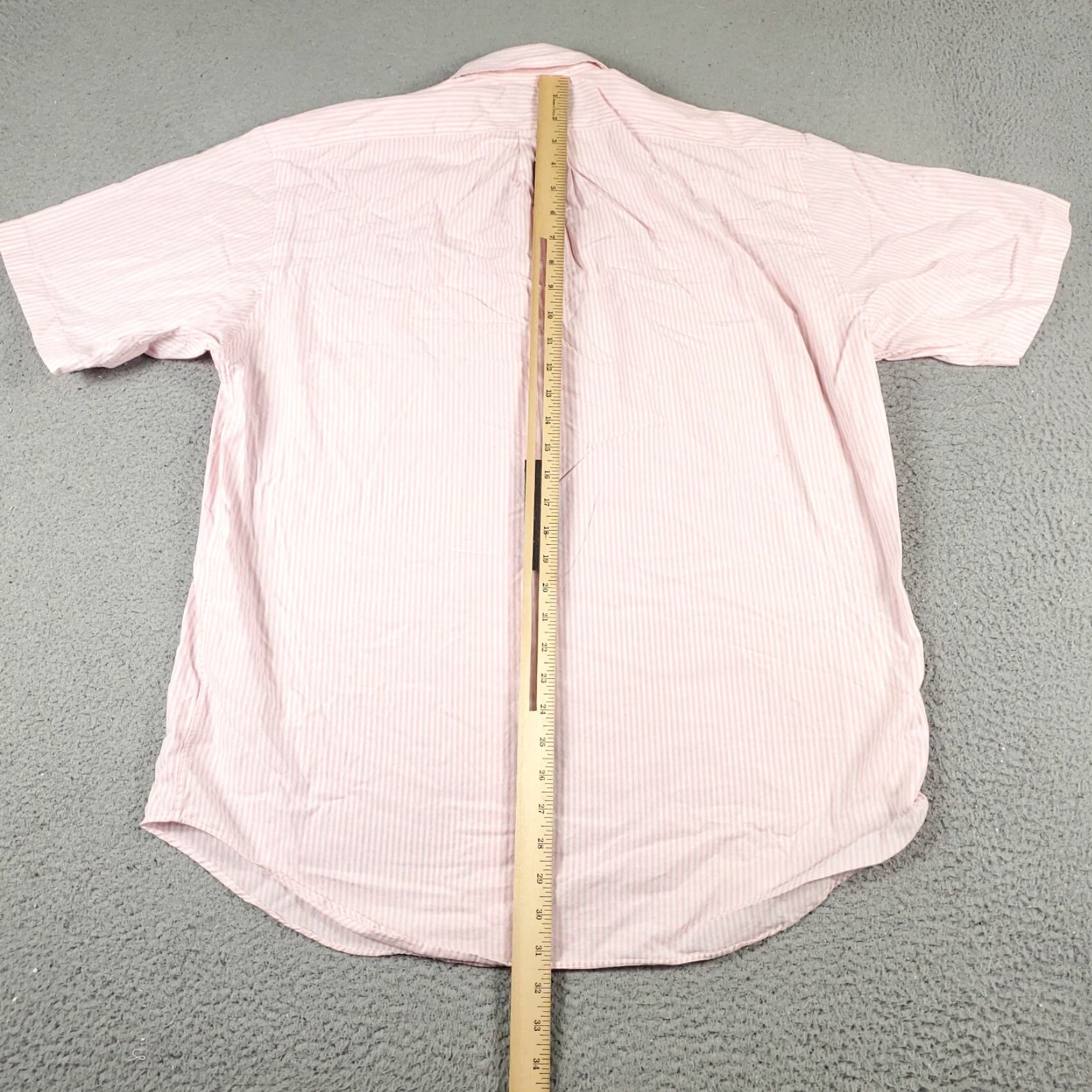 Ralph Lauren Ralph Lauren Button-Up Shirt Mens Medium Pink Striped Short Sleeve Classic Preppy Size US M / EU 48-50 / 2 - 5 Thumbnail