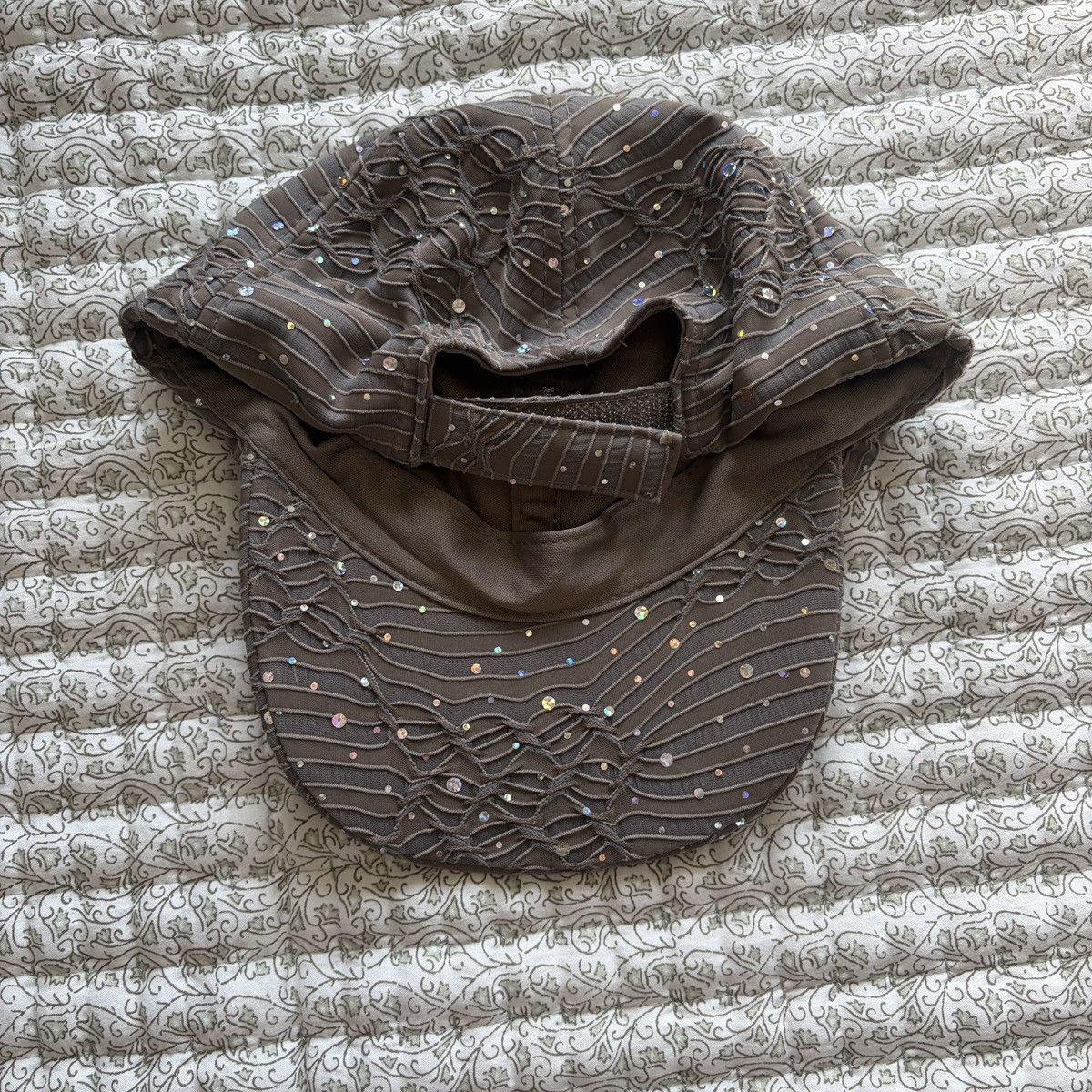 Other Hollywood color co gray glitter hat Size ONE SIZE - 3 Thumbnail