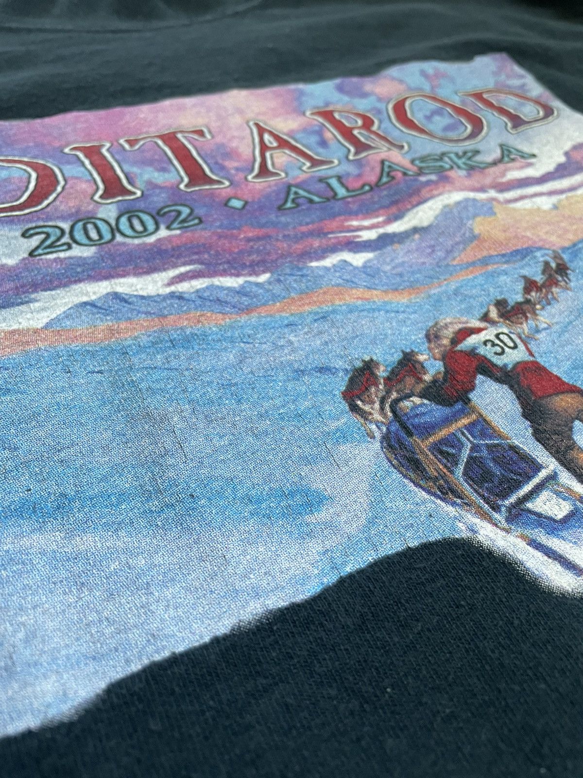 Vintage 2002 Alaska Iditarod Long Sleeve T-Shirt Size US L / EU 52-54 / 3 - 3 Thumbnail