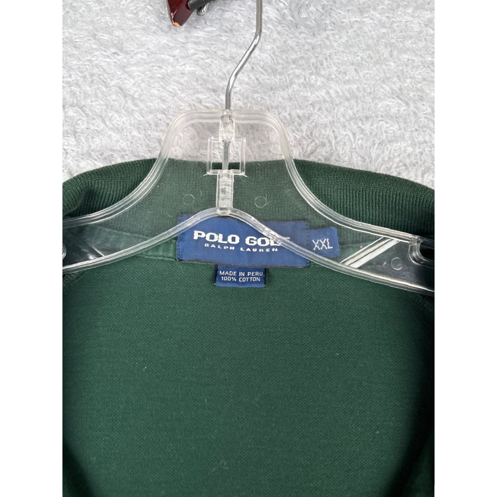 Ralph Lauren VINTAGE Polo Golf Shirt Men 2XL Green Short Sleeve 100% Cotton Slim Fit Embroidered Logo Polo Shirt Mens Size US XXL / EU 58 / 5 - 7 Thumbnail