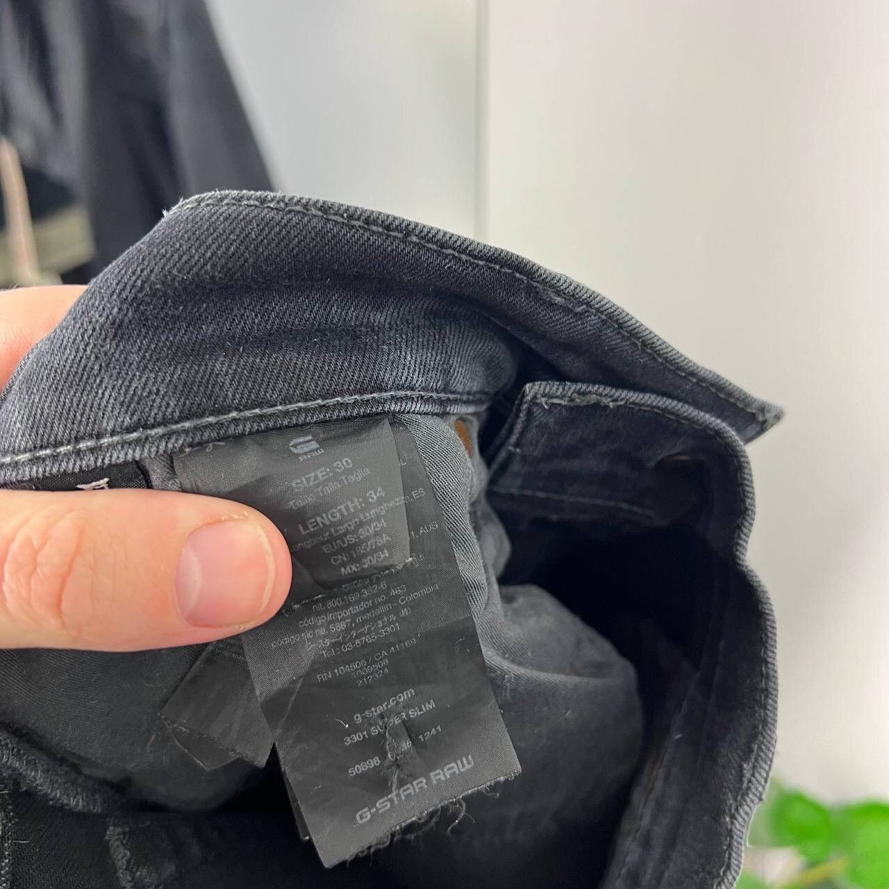 G-Star Black Denim Raw G Star Skinny Y2k Style Jeans Slim Size US 30 / EU 46 - 6 Thumbnail